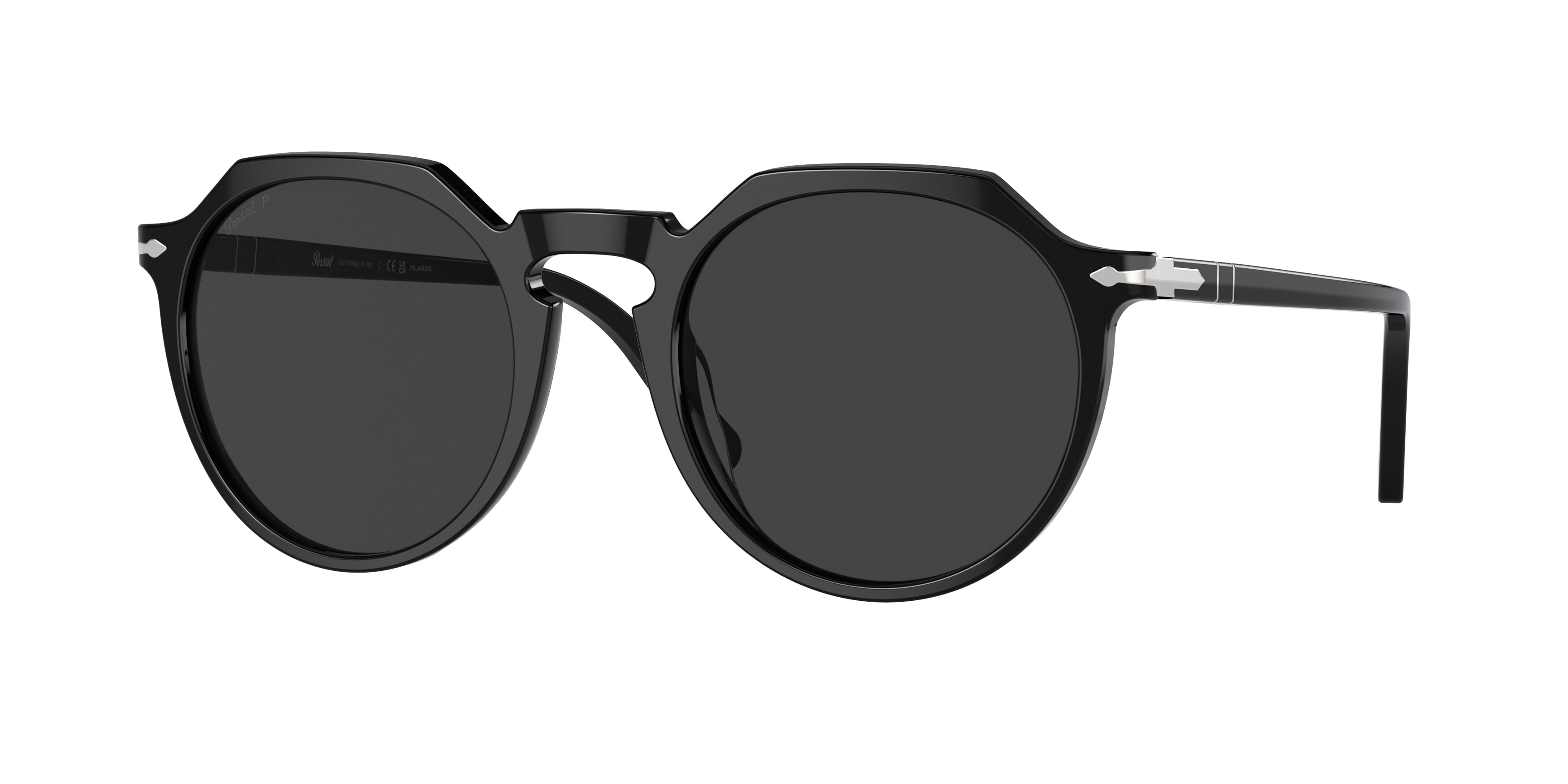 Persol PO3281S Phantos Sunglasses  95/48-Black 52-145-21 - Color Map Black