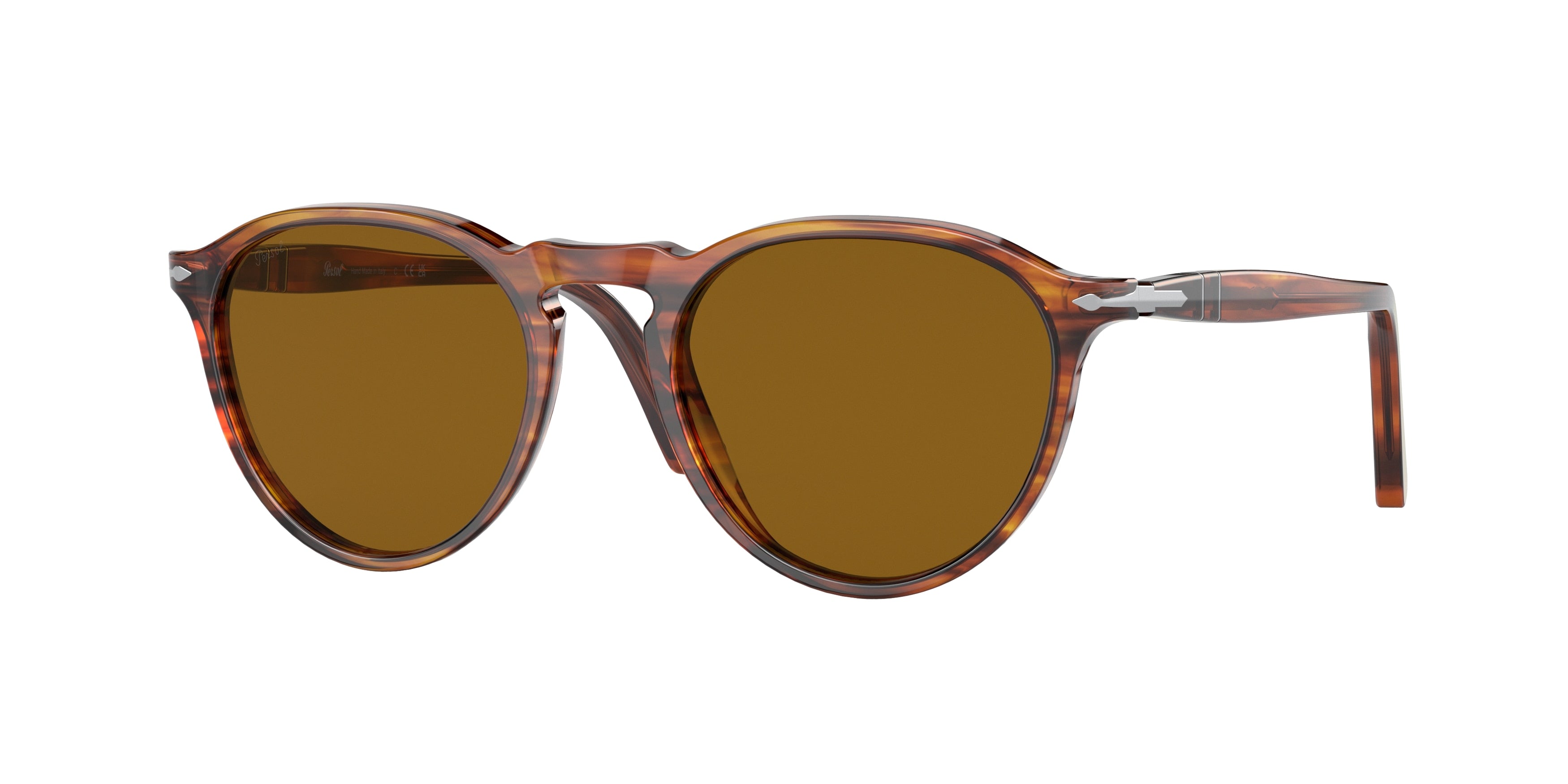 Persol PO3286S Phantos Sunglasses  115733-Striped Red 53-140-19 - Color Map Red