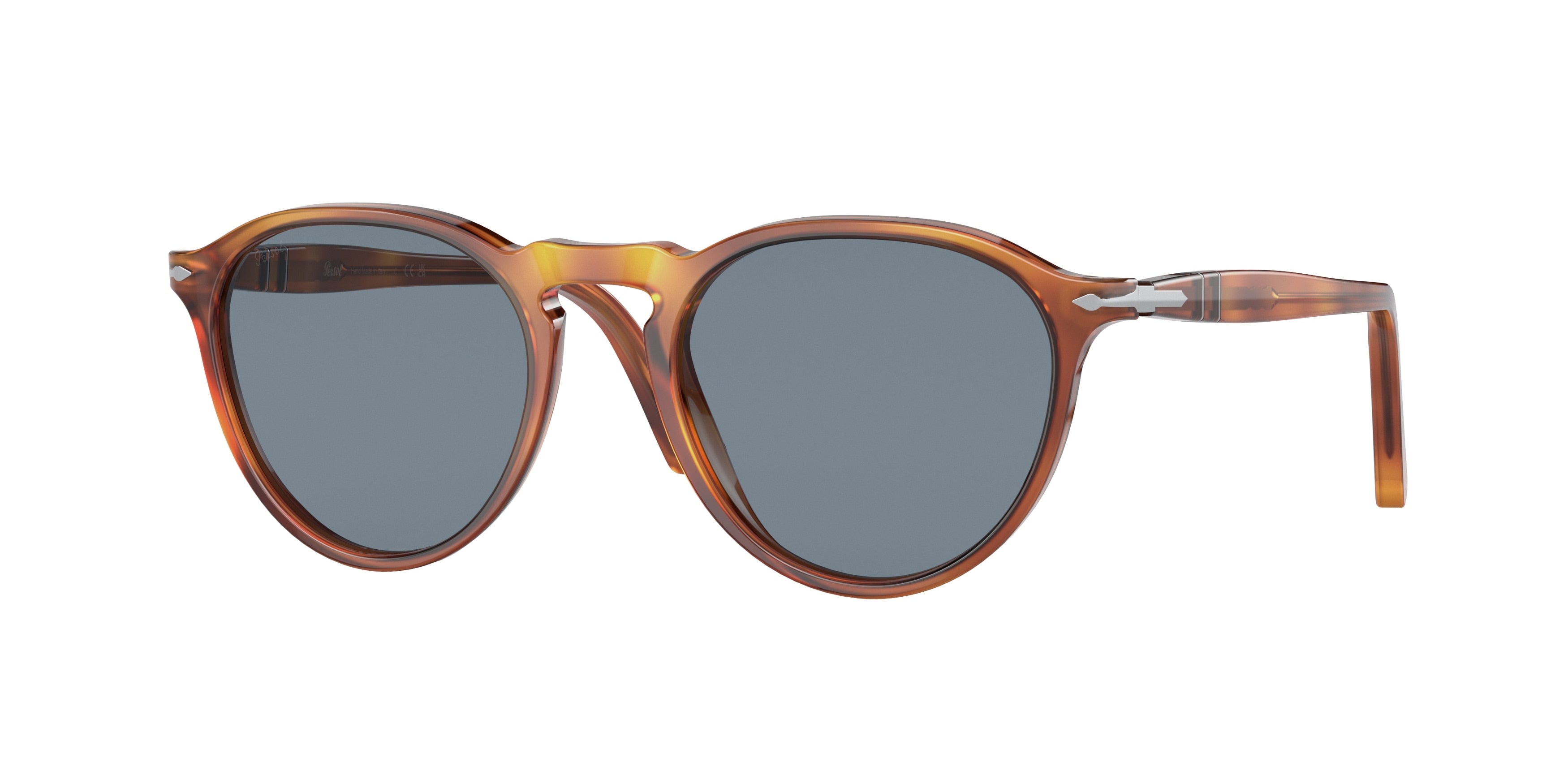 Persol PO3286S Phantos Sunglasses  96/56-Terra Di Siena 53-140-19 - Color Map Brown