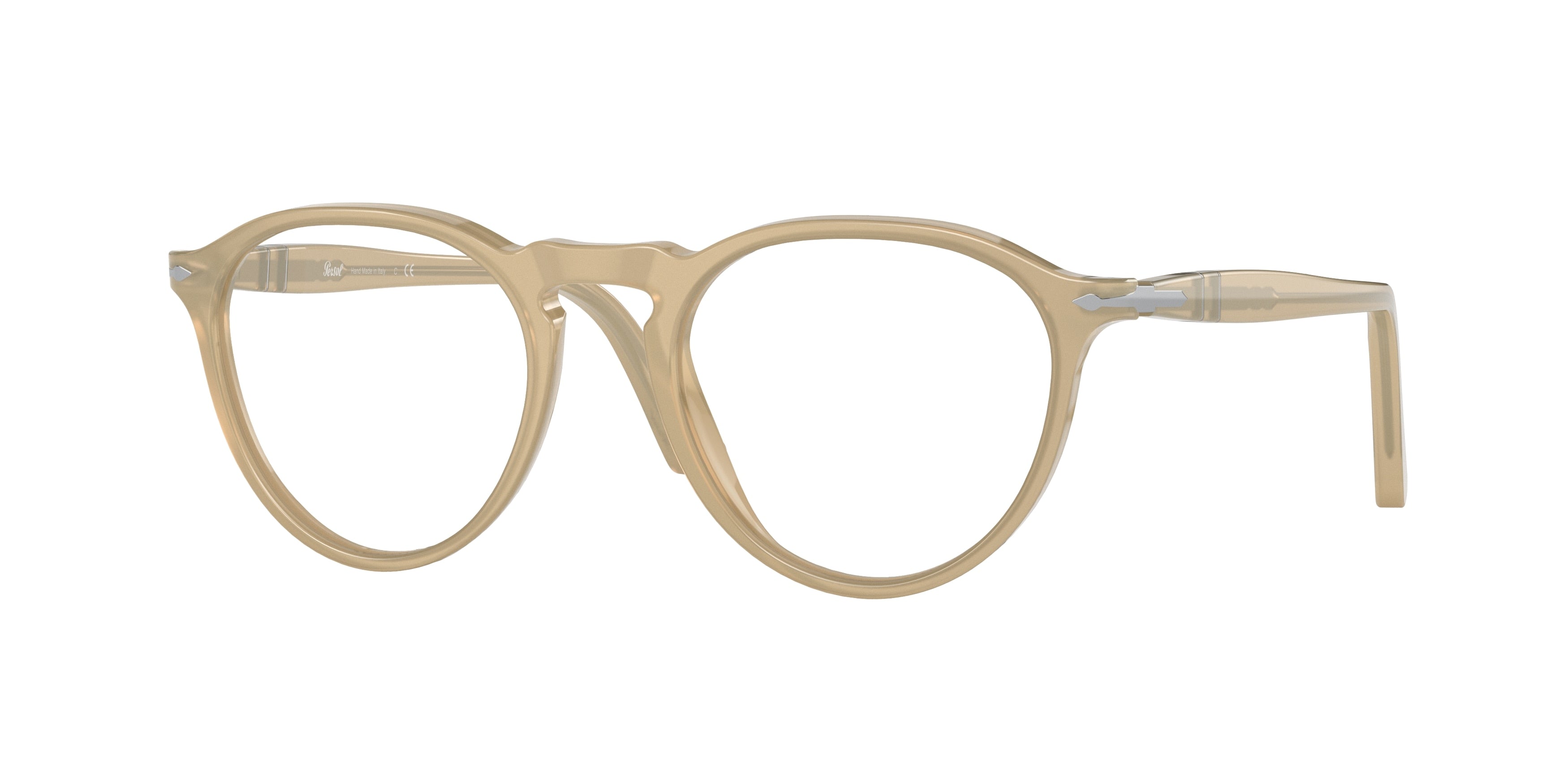 Persol PO3286V Phantos Eyeglasses  1169-Champagne 49-140-19 - Color Map Brown