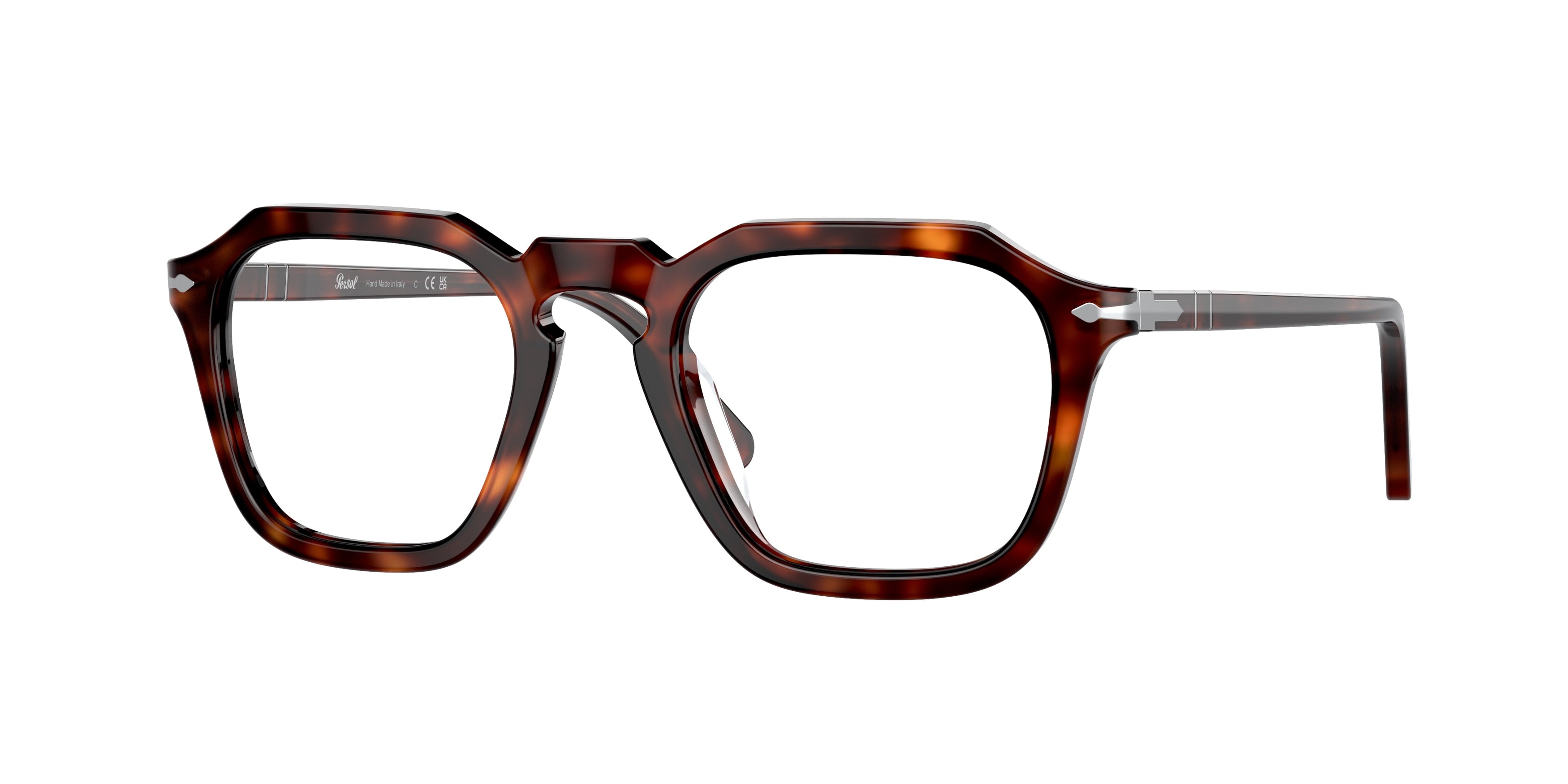 Persol PO3292V Square Eyeglasses  24-Havana 50-145-21 - Color Map Tortoise