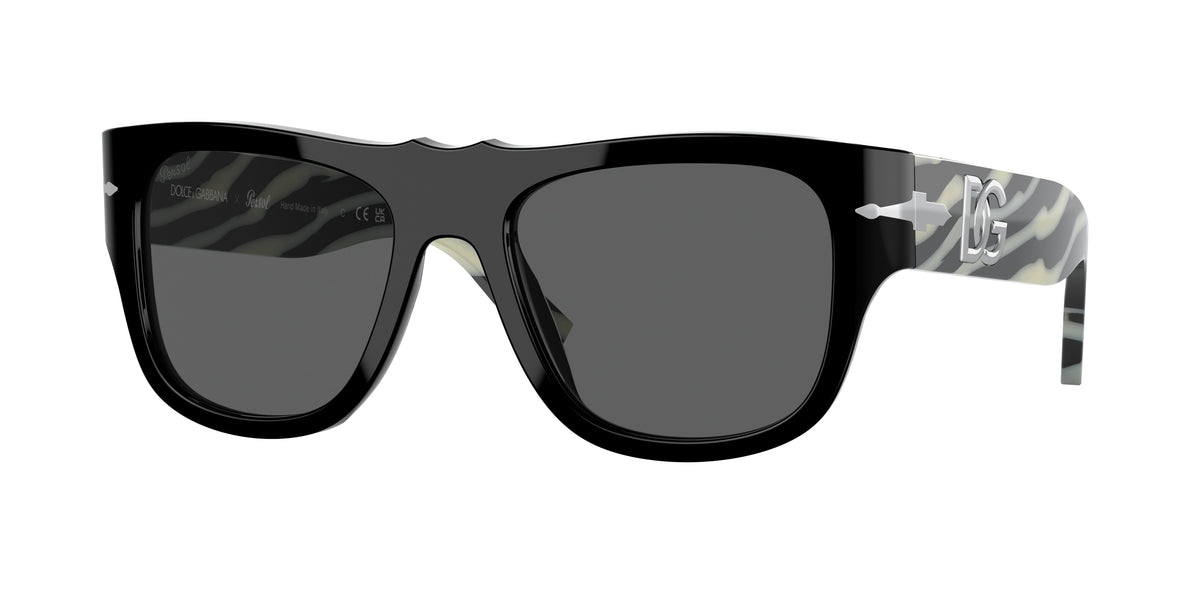 Persol PO3294S Pillow Sunglasses  1164B1-Black 54-140-19 - Color Map Black