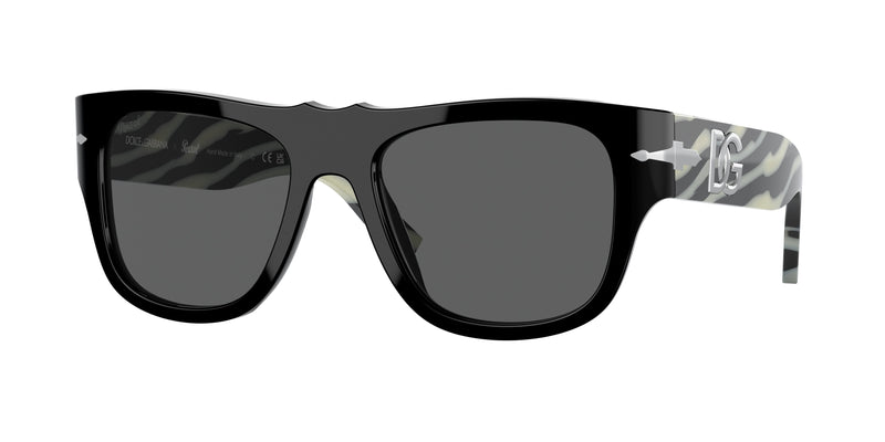 Persol PO3294S Pillow Sunglasses  1164B1-Black 54-140-19 - Color Map Black