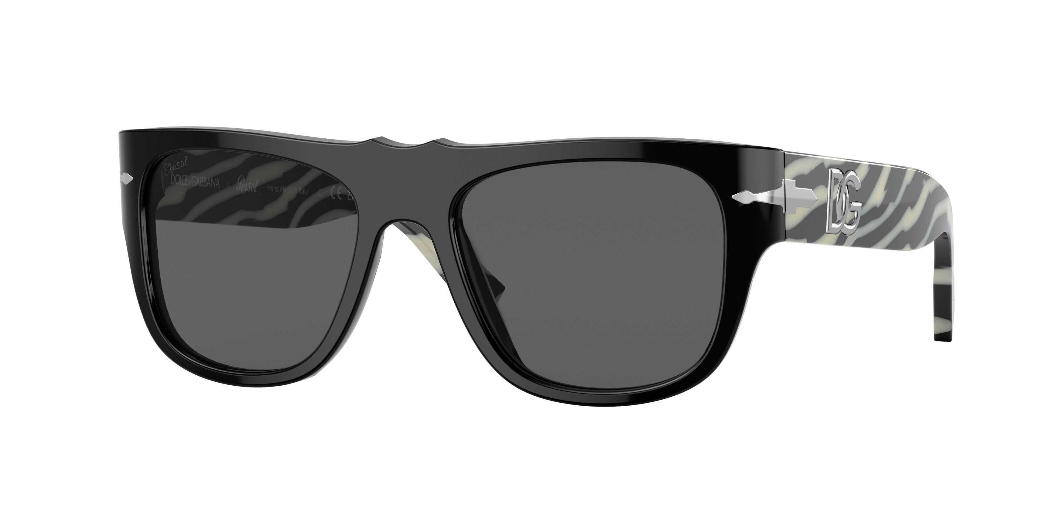 Persol PO3295S Pillow Sunglasses  1164B1-Black 51-135-18 - Color Map Black