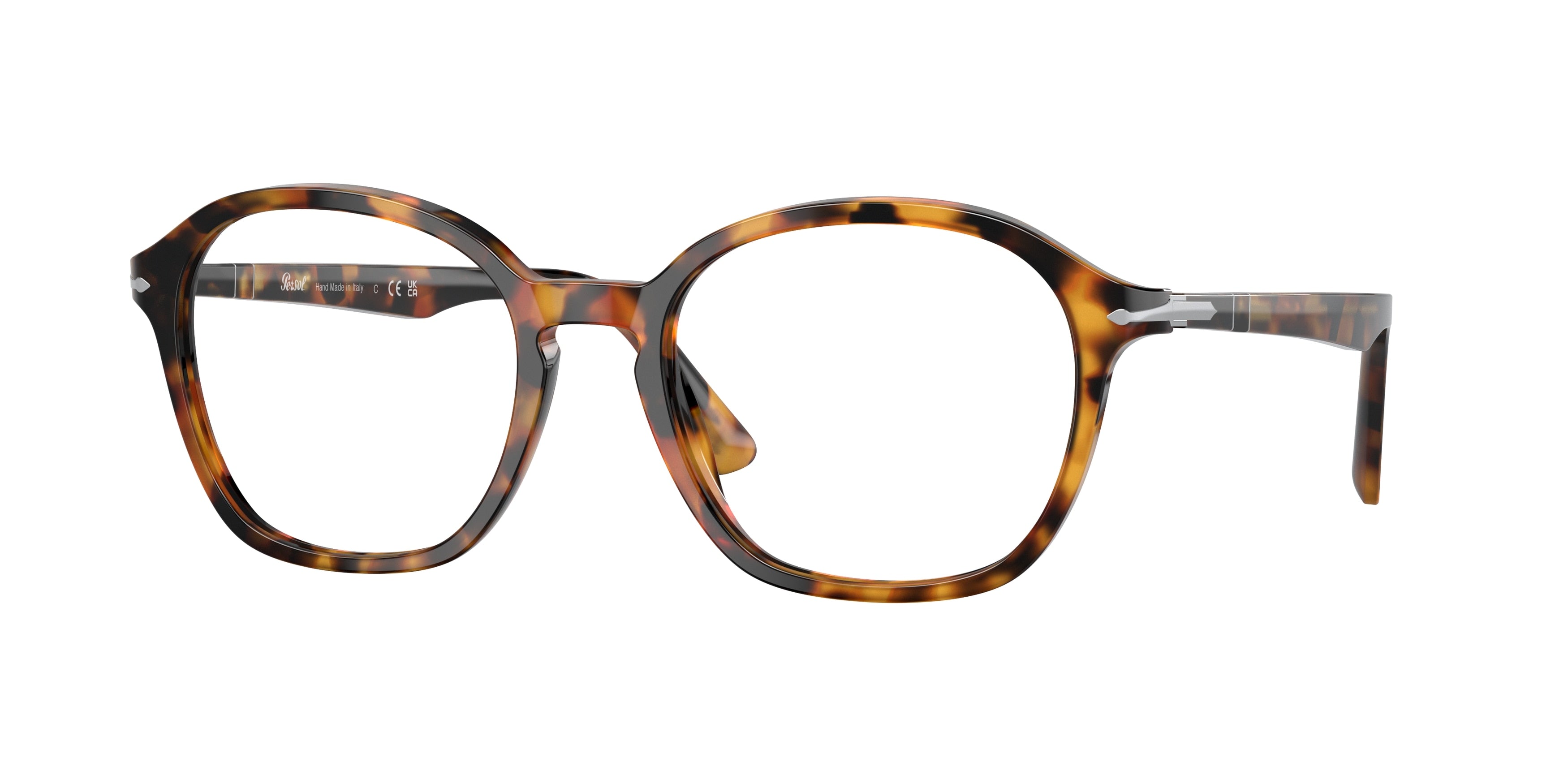 Persol PO3296V Square Eyeglasses  1052-Madreterra 53-145-19 - Color Map Tortoise