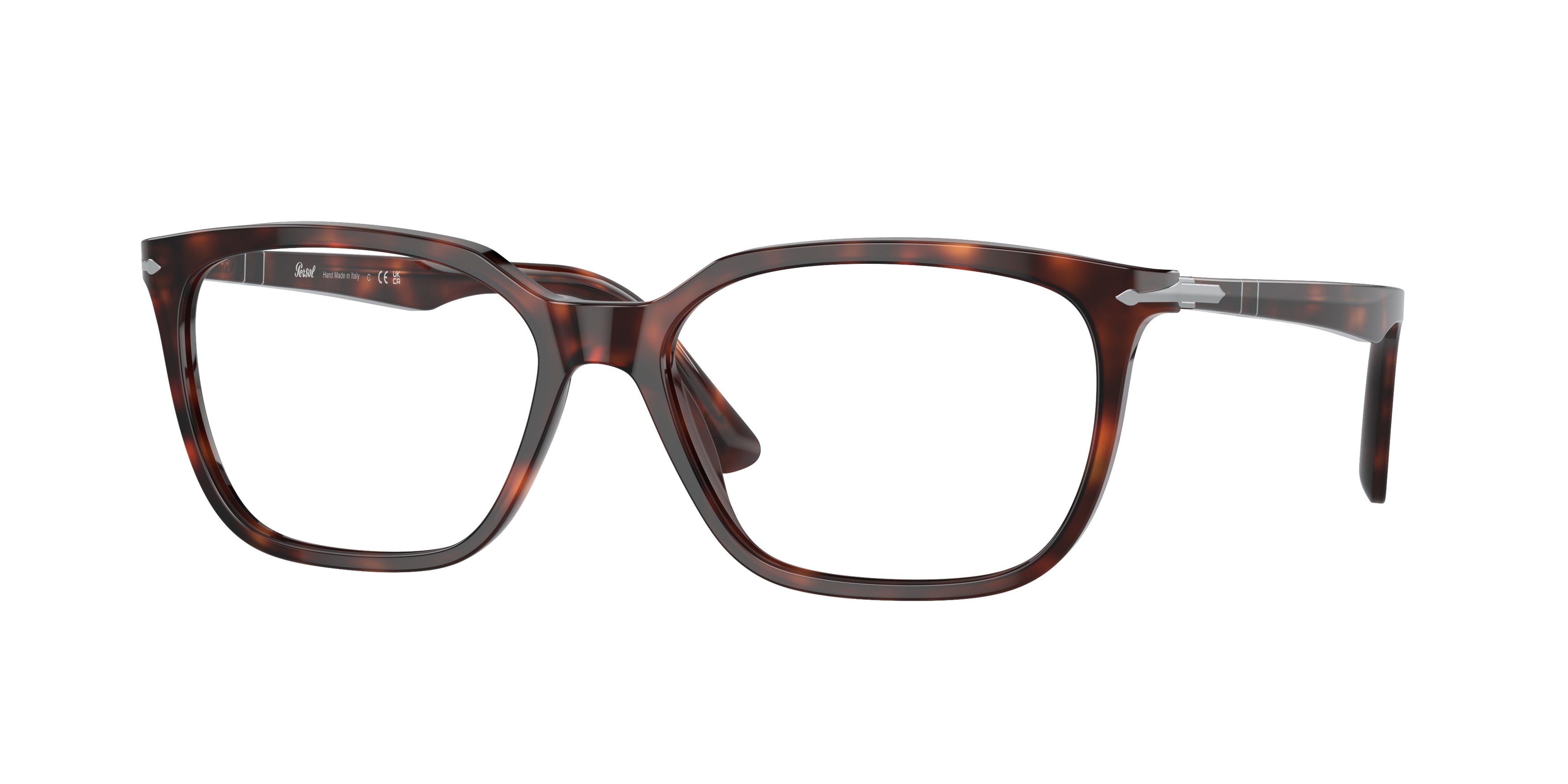 Persol PO3298V Rectangle Eyeglasses  24-Havana 56-145-16 - Color Map Tortoise
