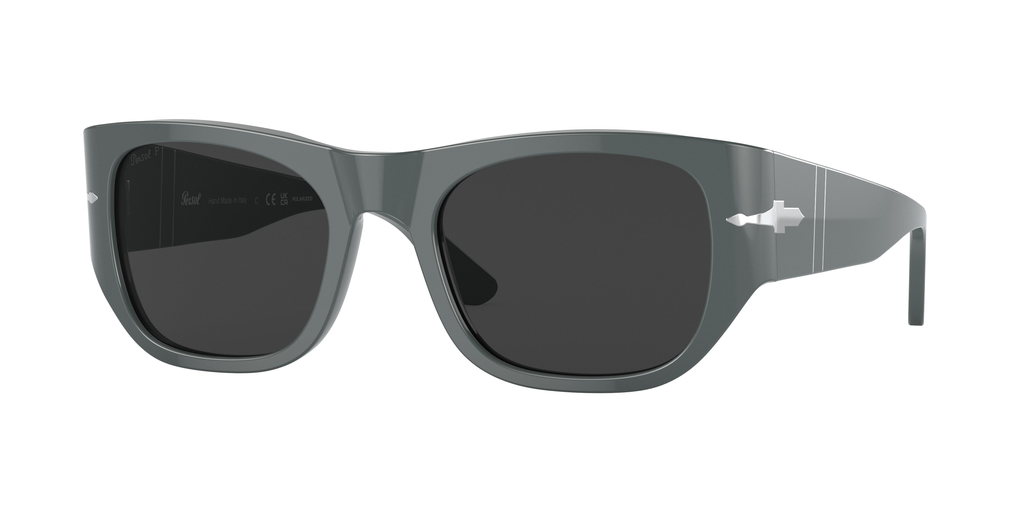 Persol PO3308S Square Sunglasses  117348-Grey 54-145-21 - Color Map Grey