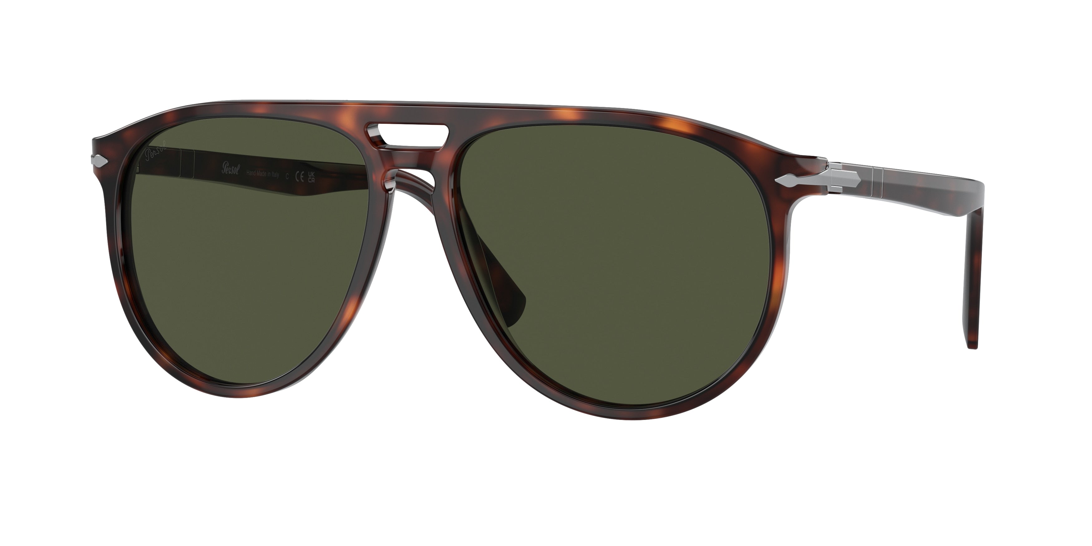 Persol PO3311S Pilot Sunglasses  24/31-Havana 58-145-15 - Color Map Tortoise