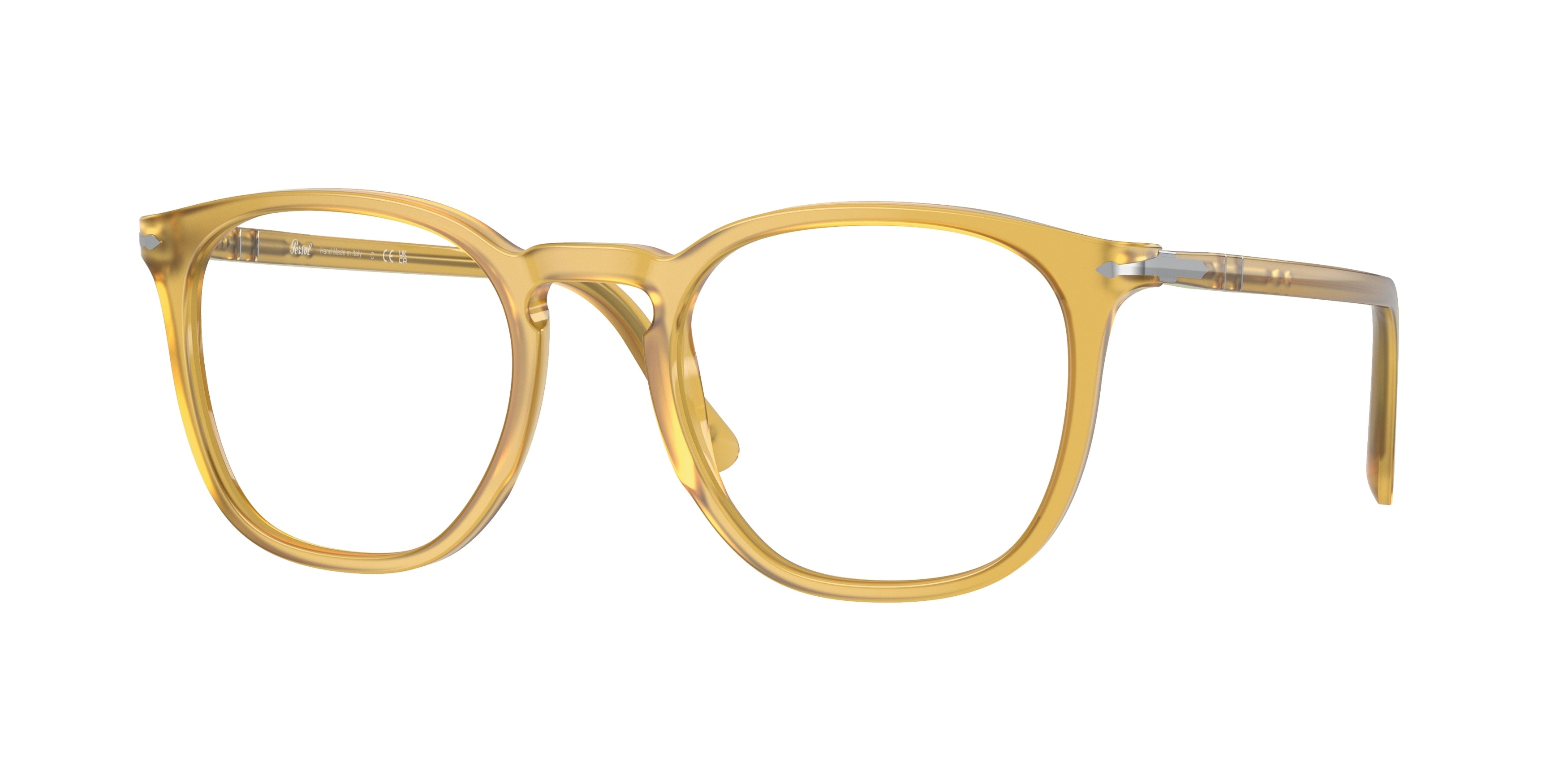 Persol PO3318V Phantos Eyeglasses  204-Miele 51-145-21 - Color Map Yellow