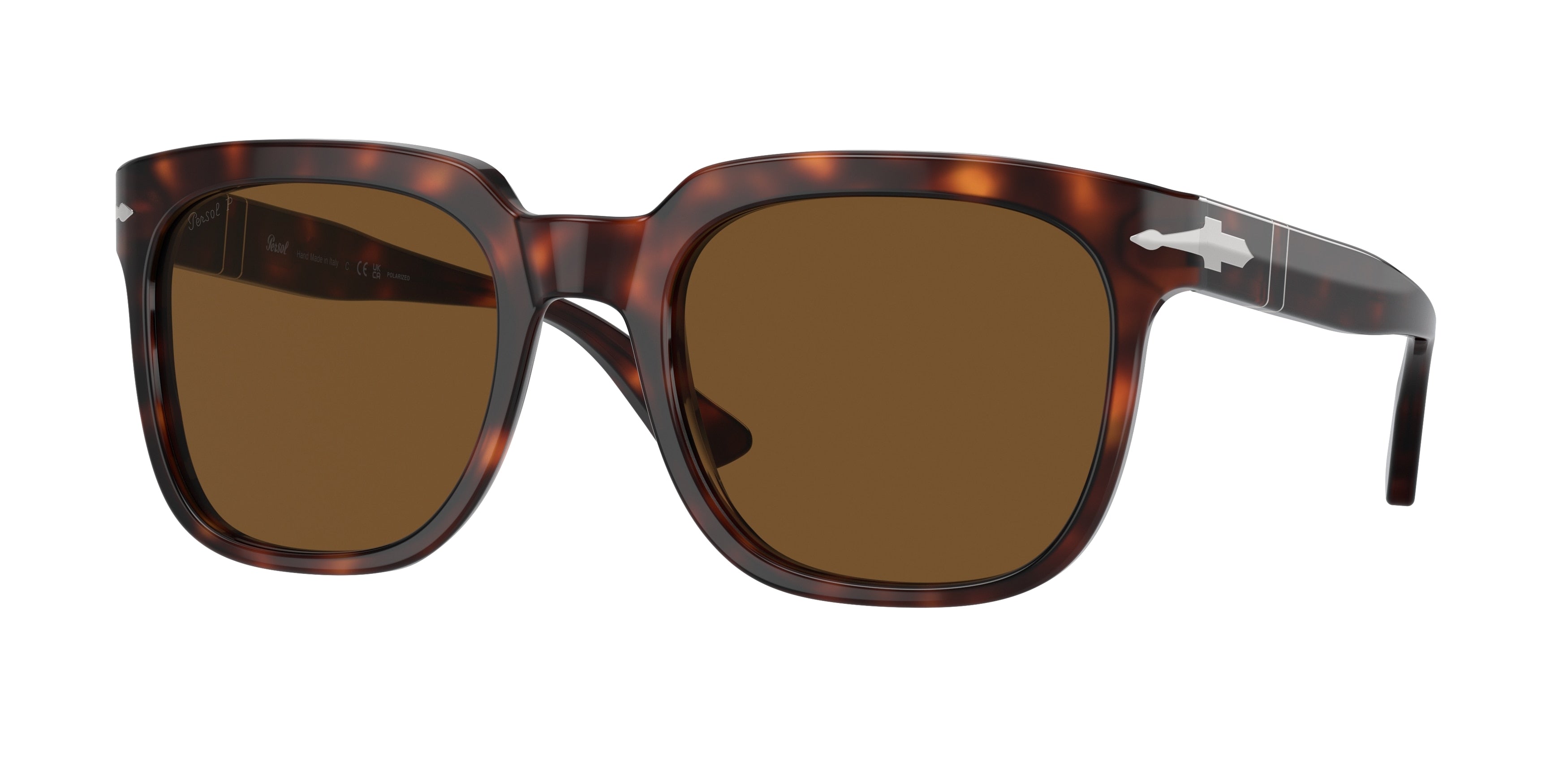 Persol PO3323S Square Sunglasses  24/57-Havana 56-145-22 - Color Map Tortoise