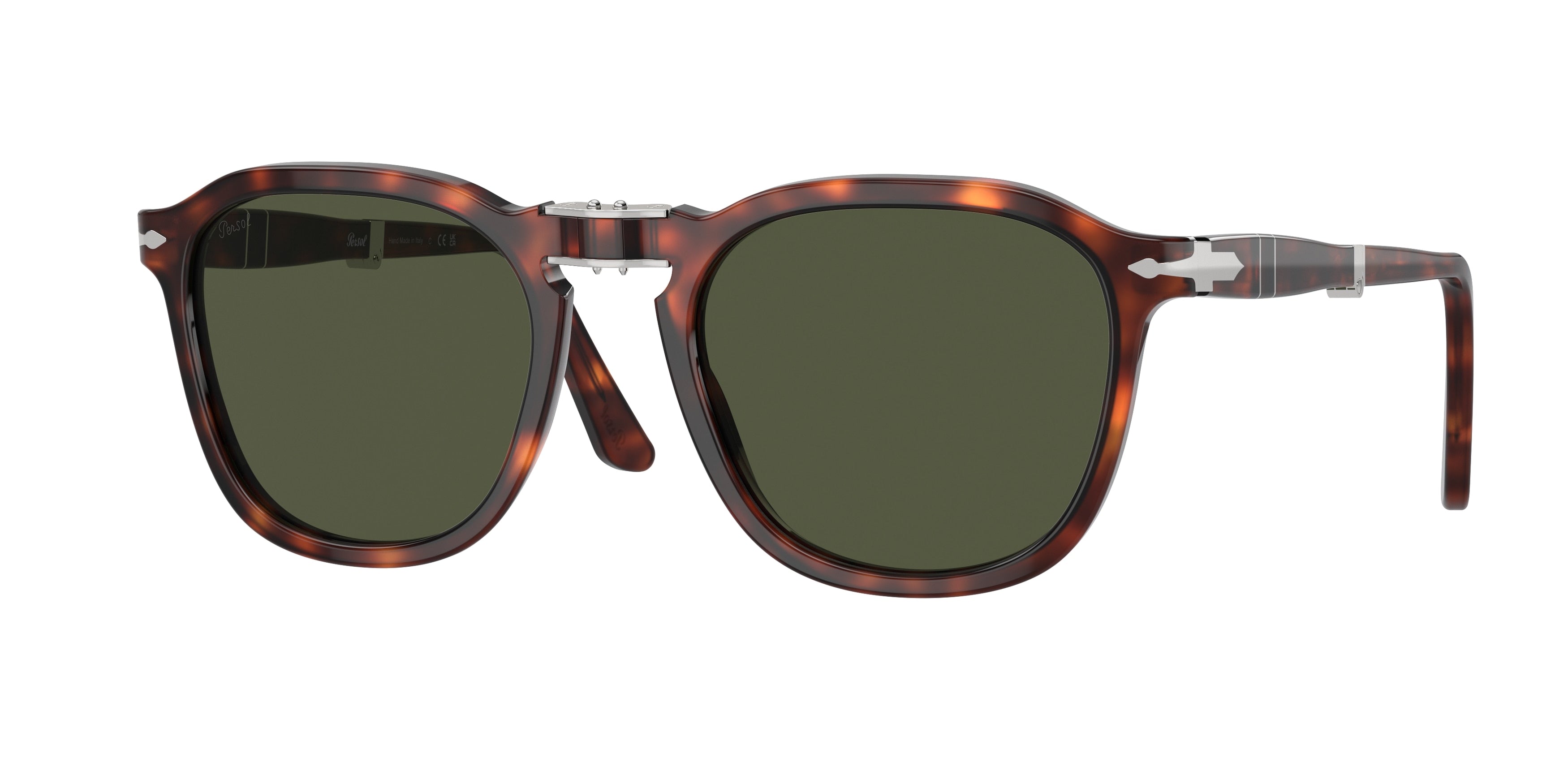 Persol PO3345S Square Sunglasses  24/31-Havana 54-140-21 - Color Map Tortoise