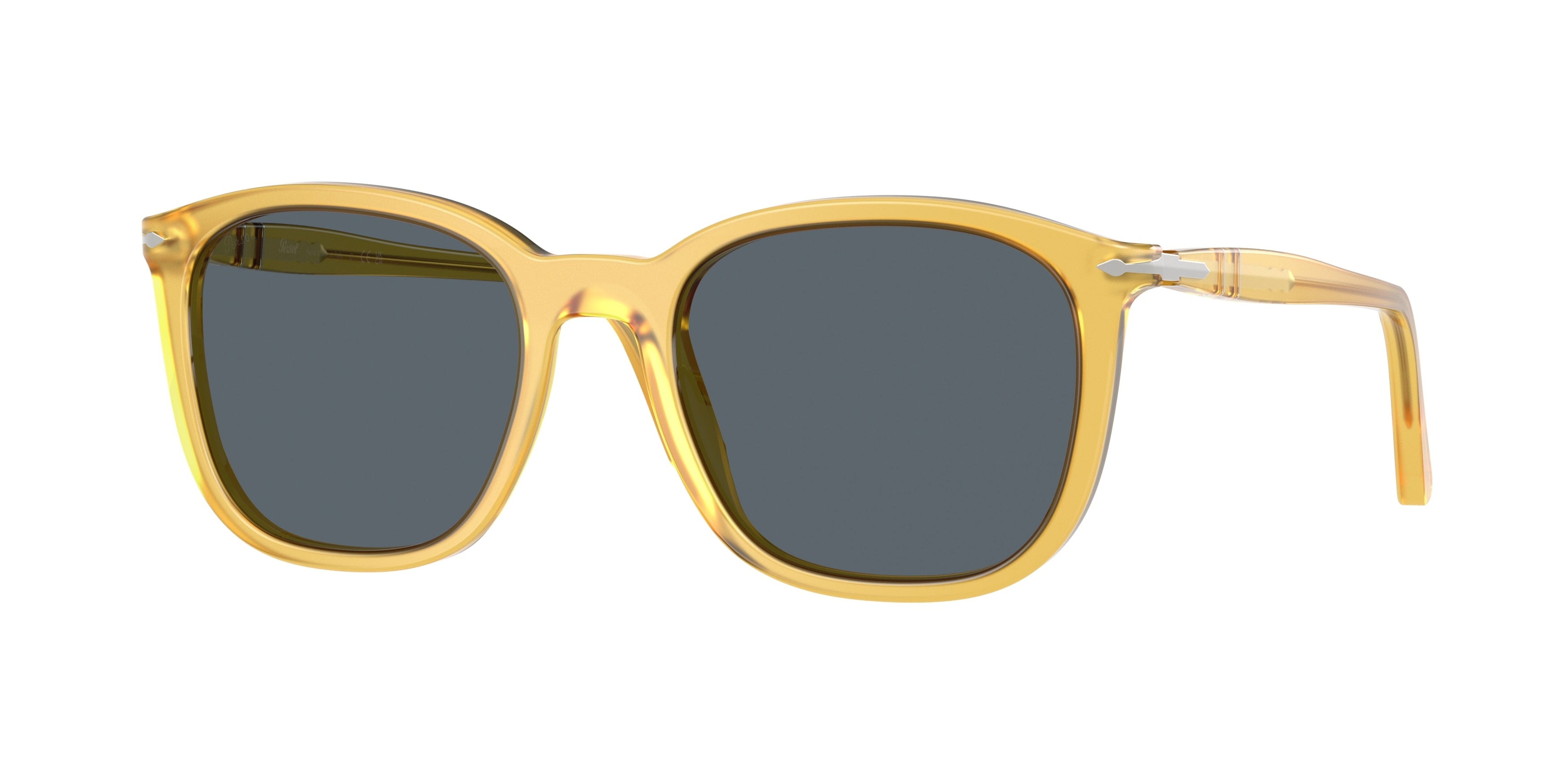 Persol PO3355S Pillow Sunglasses  204/R5-Miele 54-145-20 - Color Map Yellow