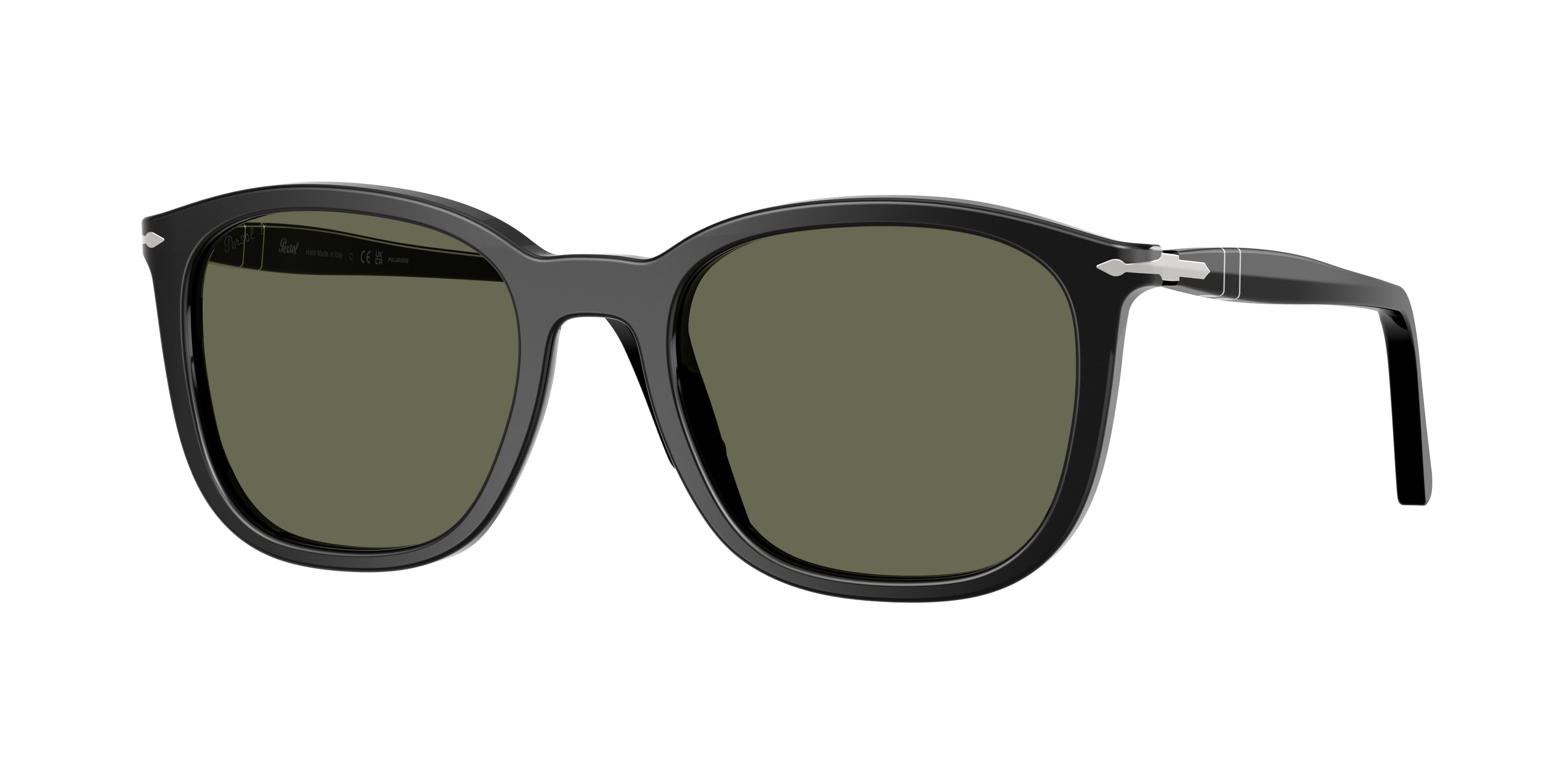Persol PO3355S Pillow Sunglasses  95/58-Black 54-145-20 - Color Map Black