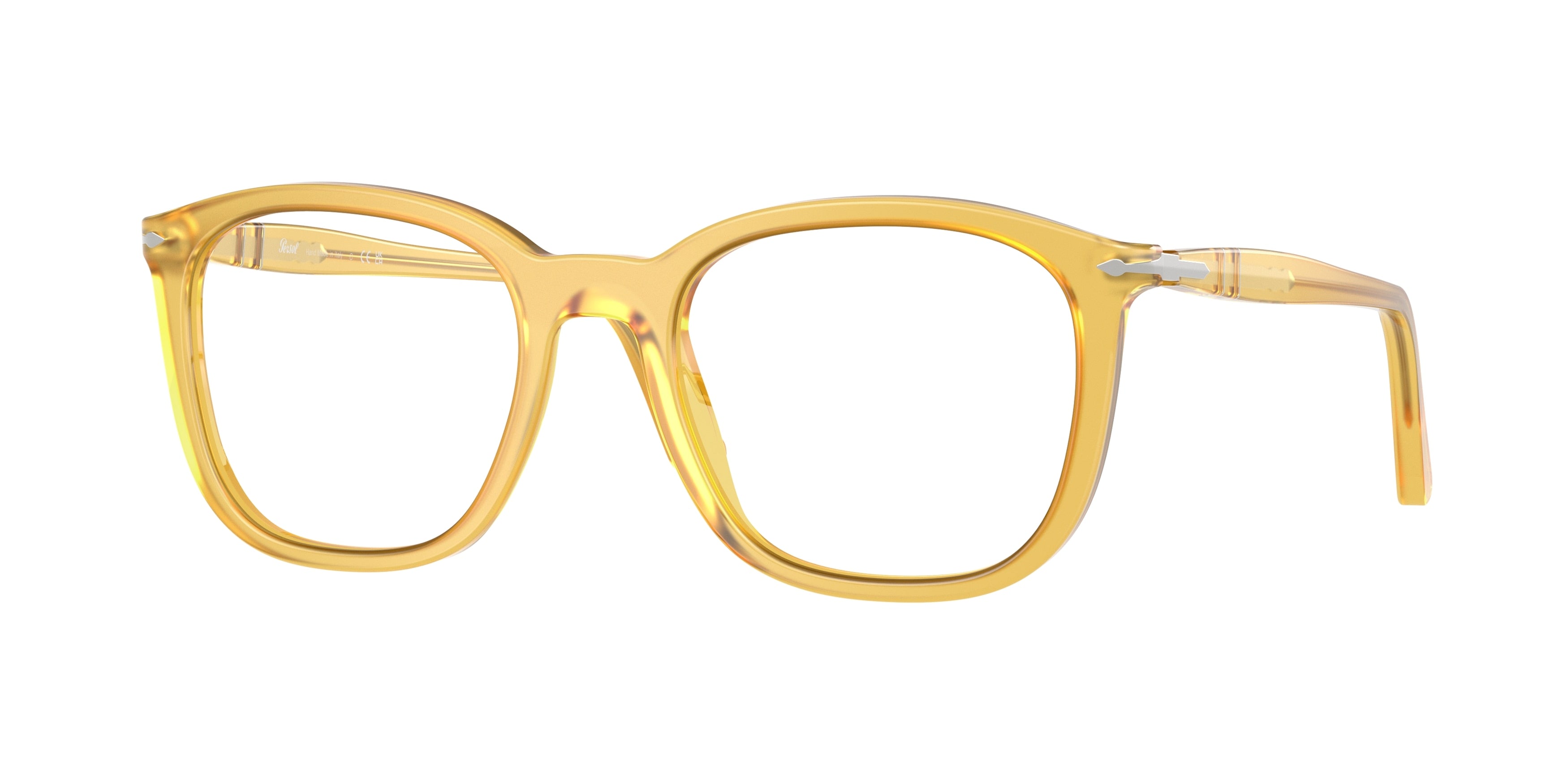 Persol PO3355V Pillow Eyeglasses  204-Miele 52-145-20 - Color Map Yellow