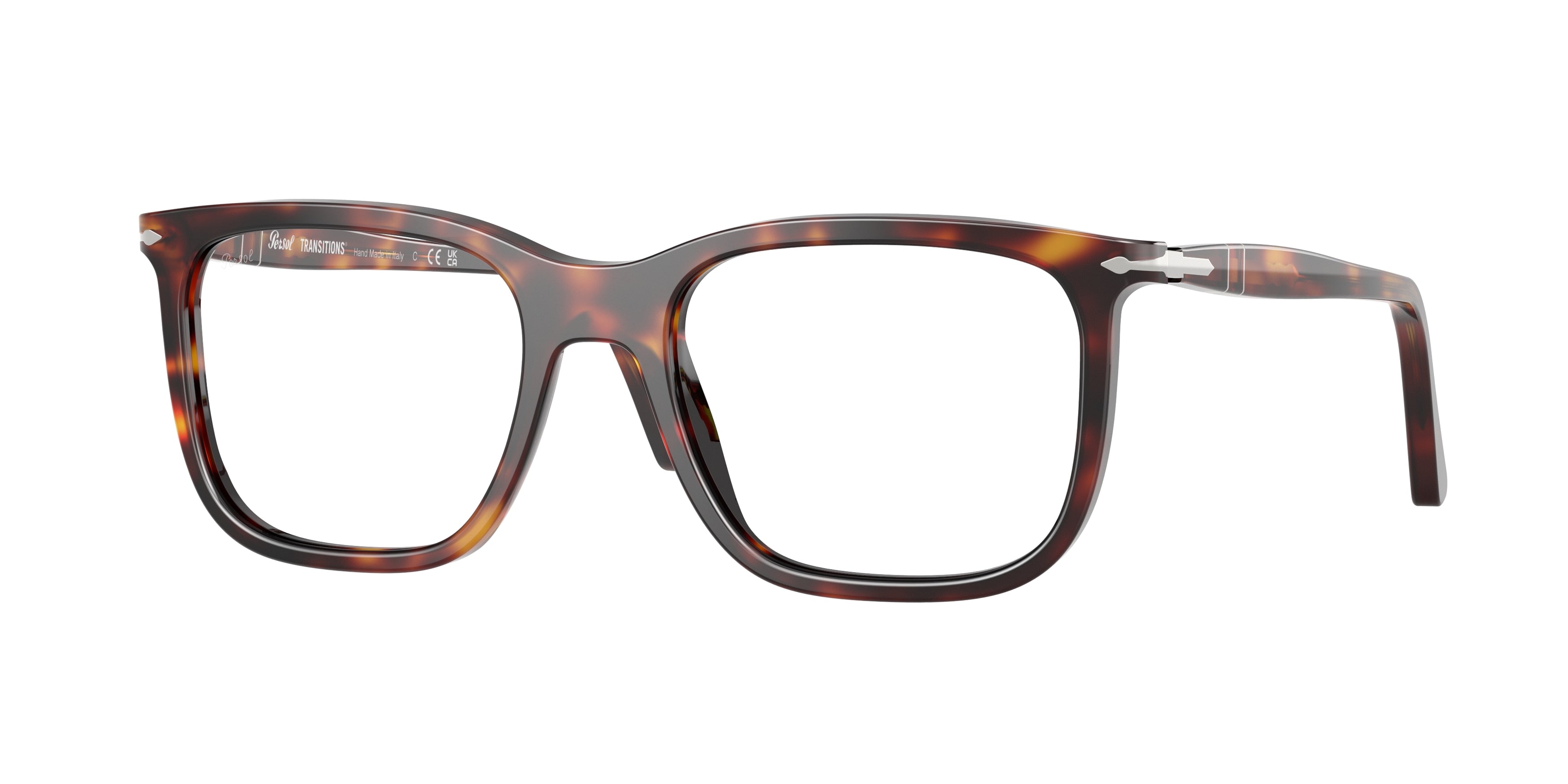 Persol RENZO PO3357S Rectangle Sunglasses  24/GG-Havana 56-145-19 - Color Map Tortoise