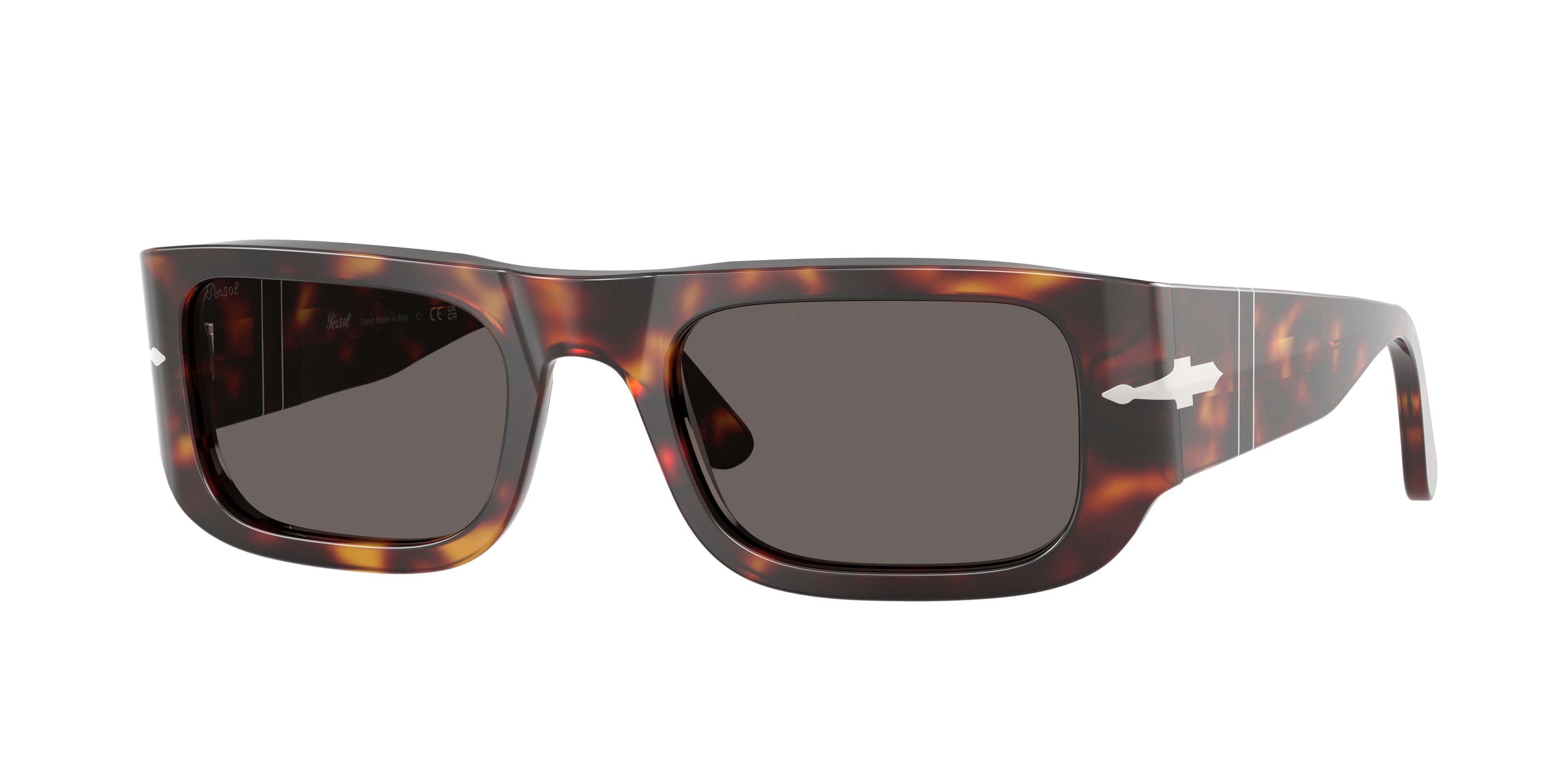 Persol PO3362S Pillow Sunglasses  24/B1-Havana 55-145-21 - Color Map Tortoise