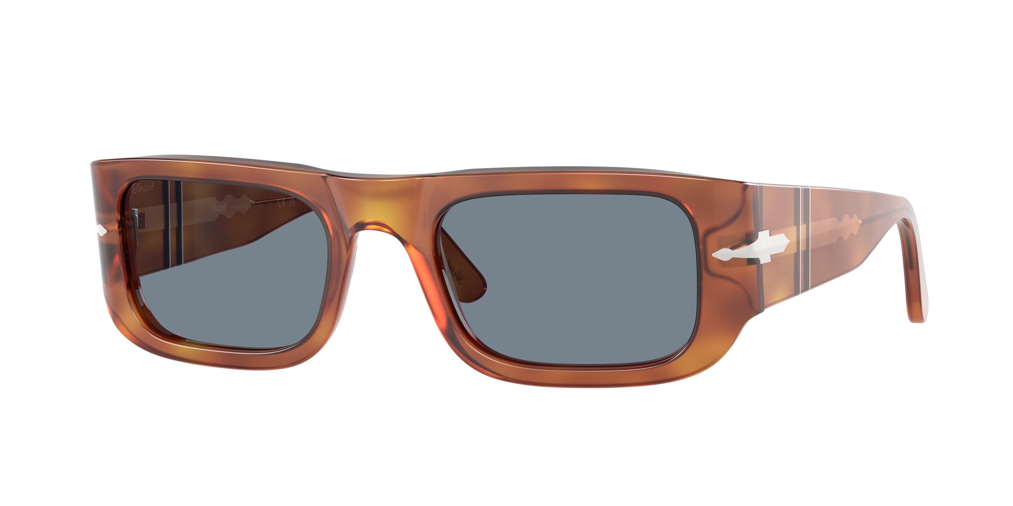 Persol PO3362S Pillow Sunglasses  96/56-Terra Di Siena 55-145-21 - Color Map Brown