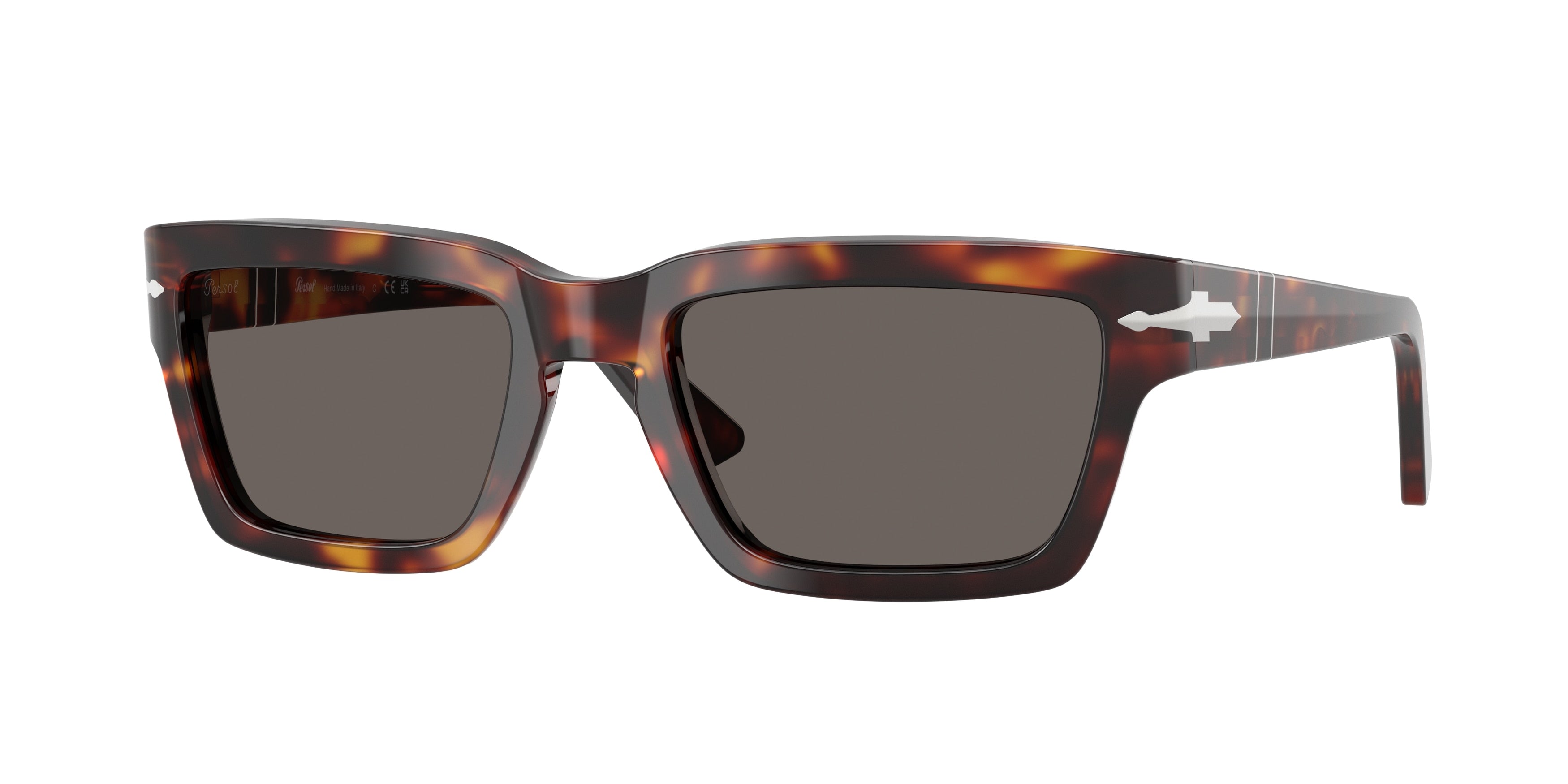 Persol PO3363S Rectangle Sunglasses  24/B1-Havana 57-145-20 - Color Map Tortoise