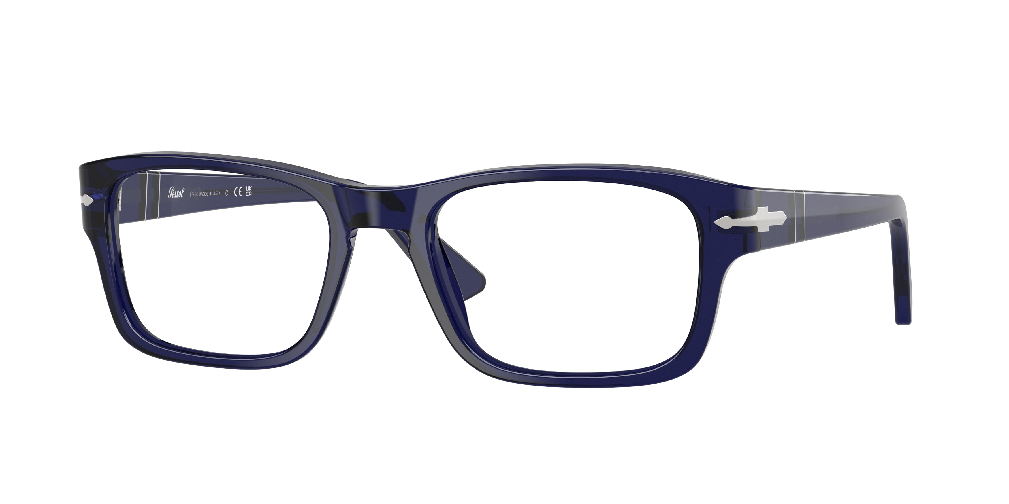 Persol PO3364V Rectangle Eyeglasses  181-Cobalto 56-145-20 - Color Map Blue