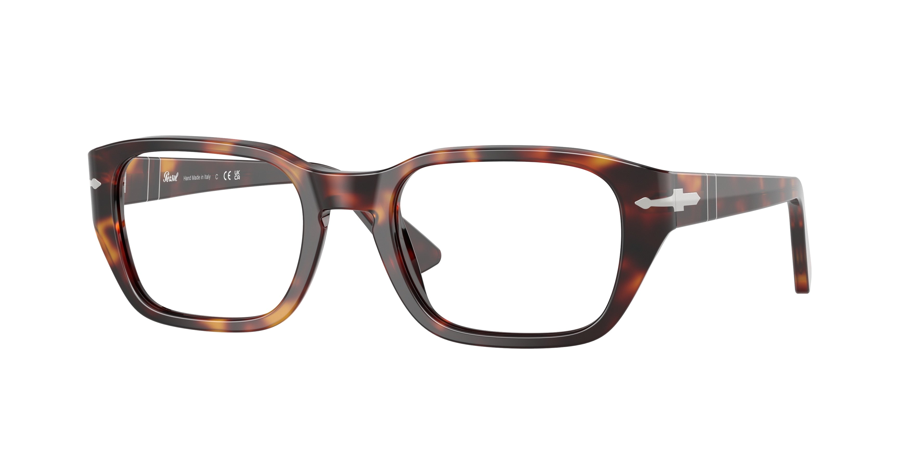 Persol PO3365V Pillow Eyeglasses  24-Havana 53-145-20 - Color Map Tortoise