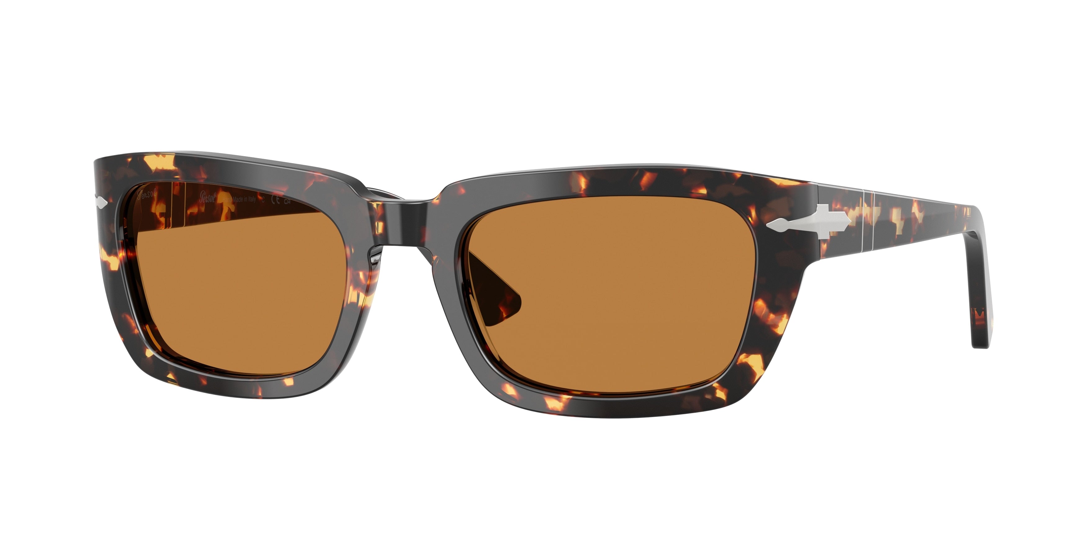 Persol PO3367S Pillow Sunglasses  985/53-Tabacco Virginia 54-145-21 - Color Map Tortoise