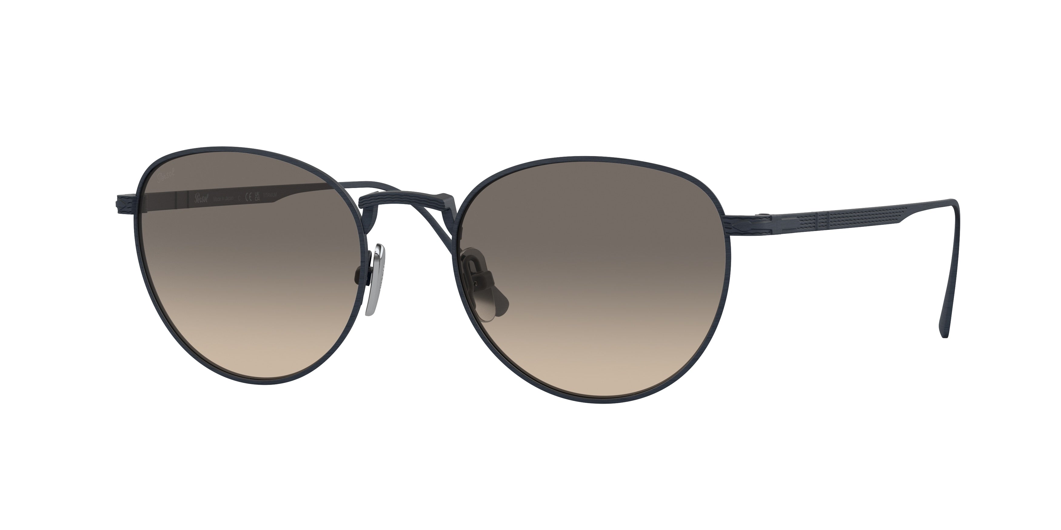 Persol PO5002ST Phantos Sunglasses  800232-Brushed Navy 51-145-19 - Color Map Blue