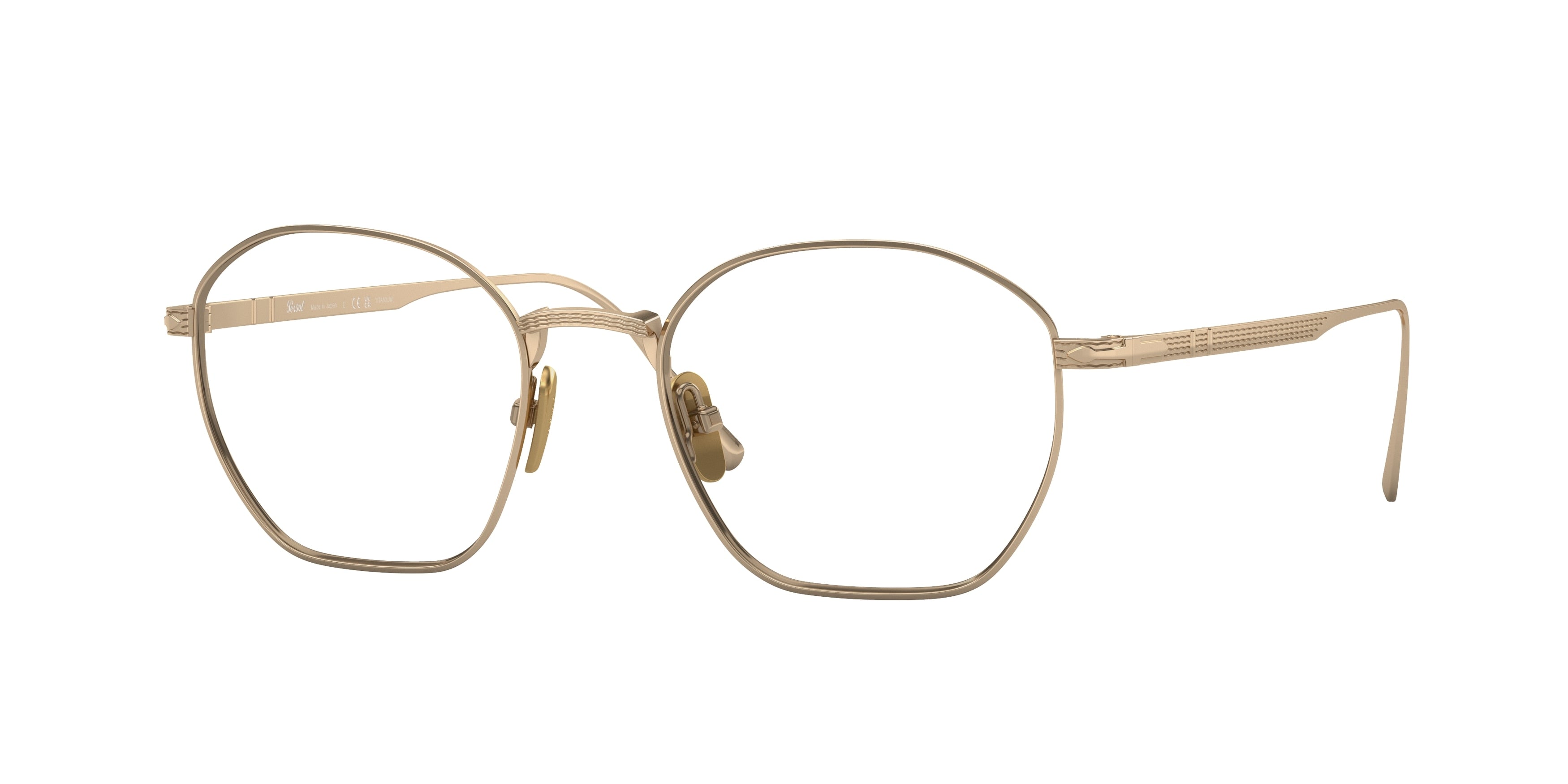 Persol PO5004VT Hexagonal Eyeglasses