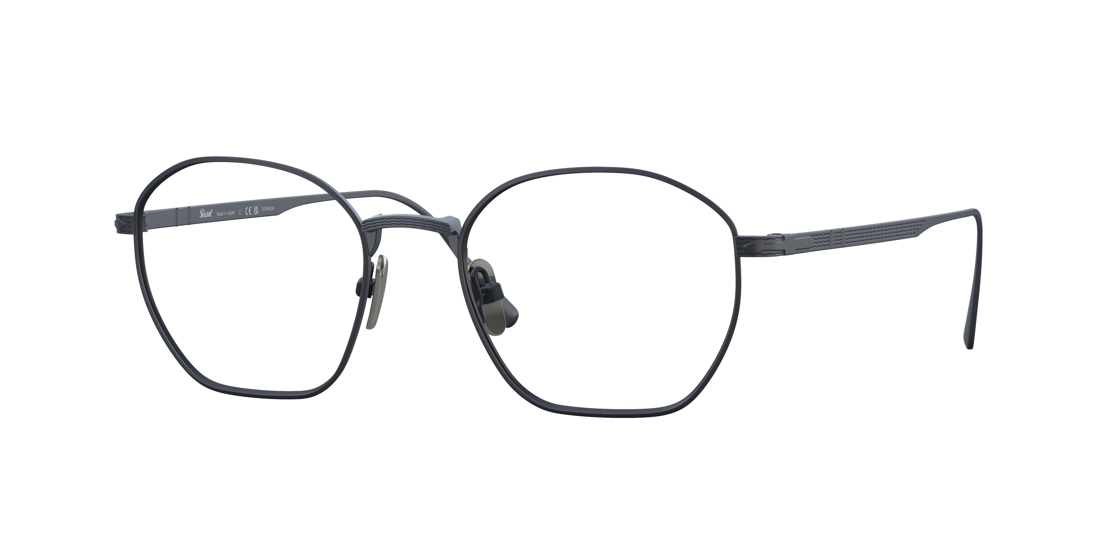 Persol PO5004VT Hexagonal Eyeglasses