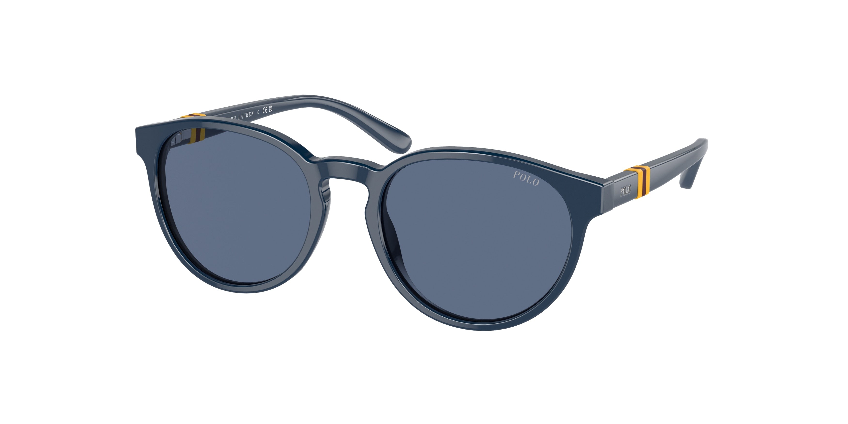 Polo Prep PP9502 Phantos Sunglasses  546580-Shiny Navy Blue 48-130-17 - Color Map Blue