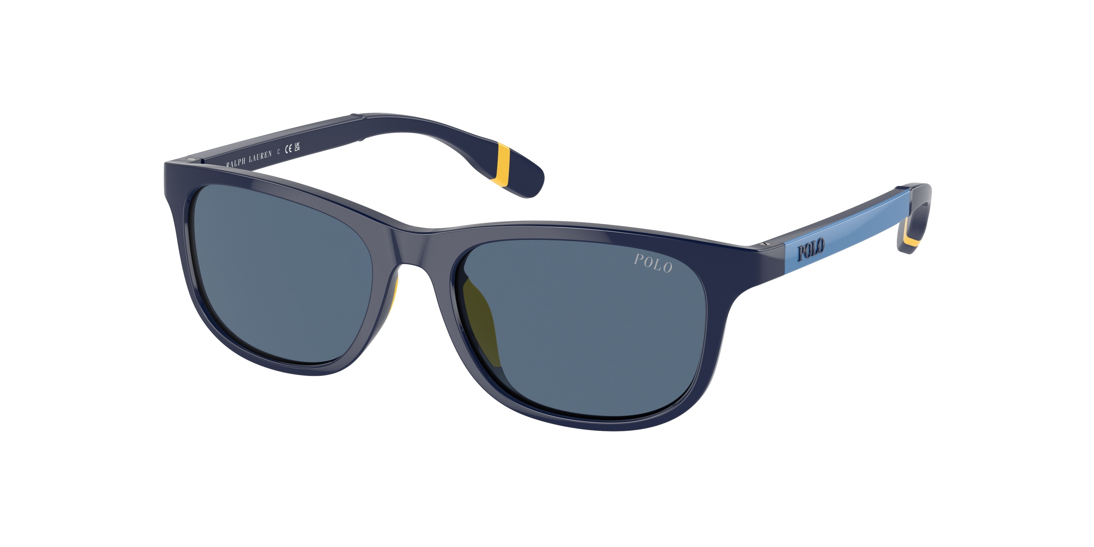 Polo Prep PP9507U Pillow Sunglasses  562080-Shiny Navy Blue 49-130-16 - Color Map Blue