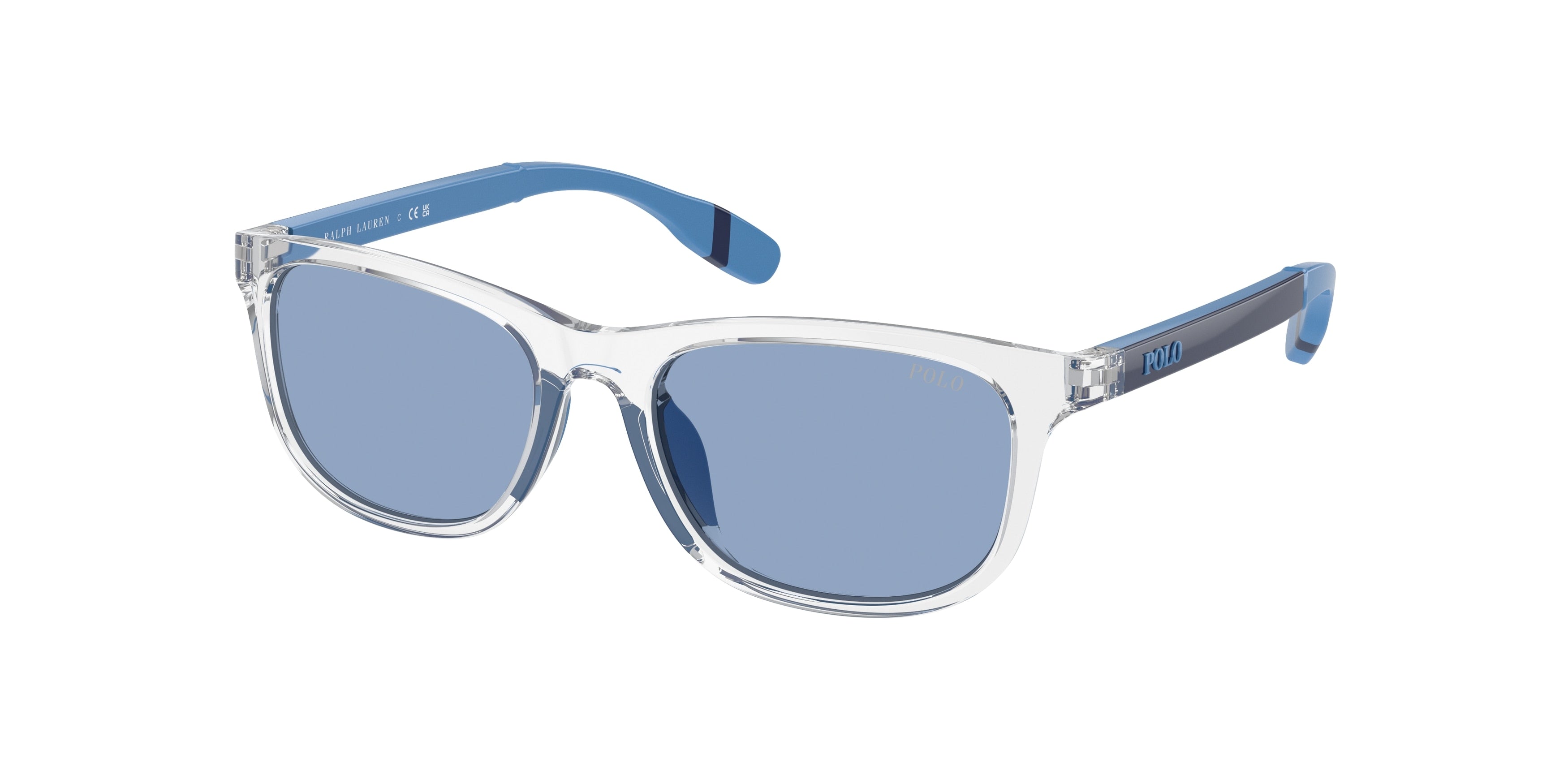Polo Prep PP9507U Pillow Sunglasses  586972-Shiny Crystal 49-130-16 - Color Map Transparent