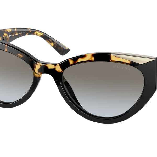 New Prada Cat-eye PR 03WS Black Sunglasses Prada PR 03WS 1AB0A7 Sunglasses Black for Woman – LookerOnline main image 4