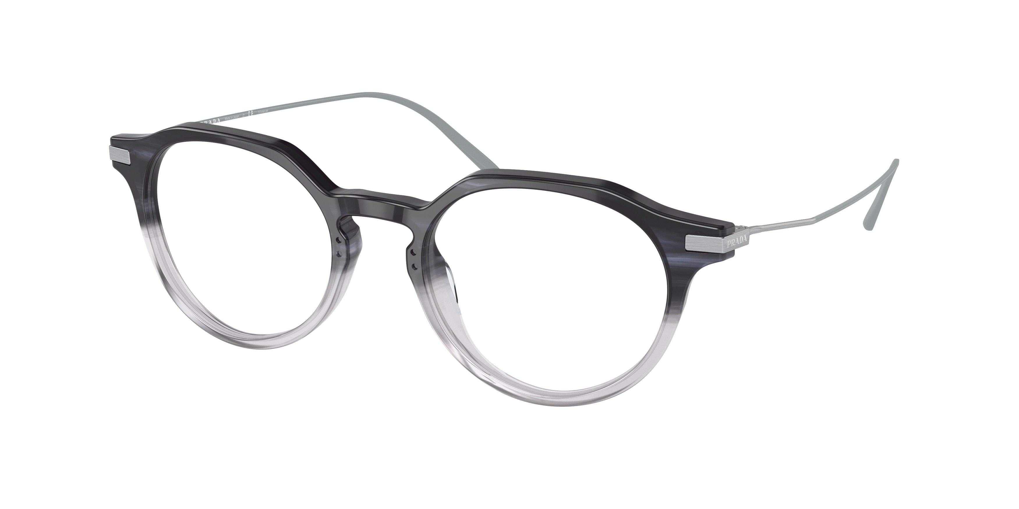 Prada PR06YV Phantos Eyeglasses  12B1O1-Night Gradient Crystal 51-145-20 - Color Map Blue
