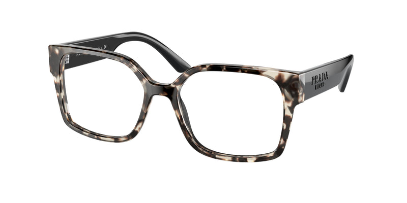 Prada PR10WV Rectangle Eyeglasses  UAO1O1-Talc Tortoise 54-140-17 - Color Map Tortoise