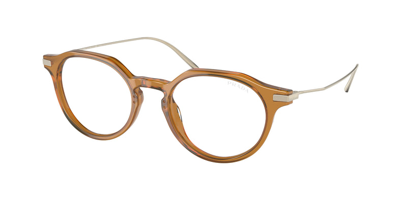Prada PR12YS Phantos Sunglasses  15B08N-Opal Honey 51-145-20 - Color Map Tortoise