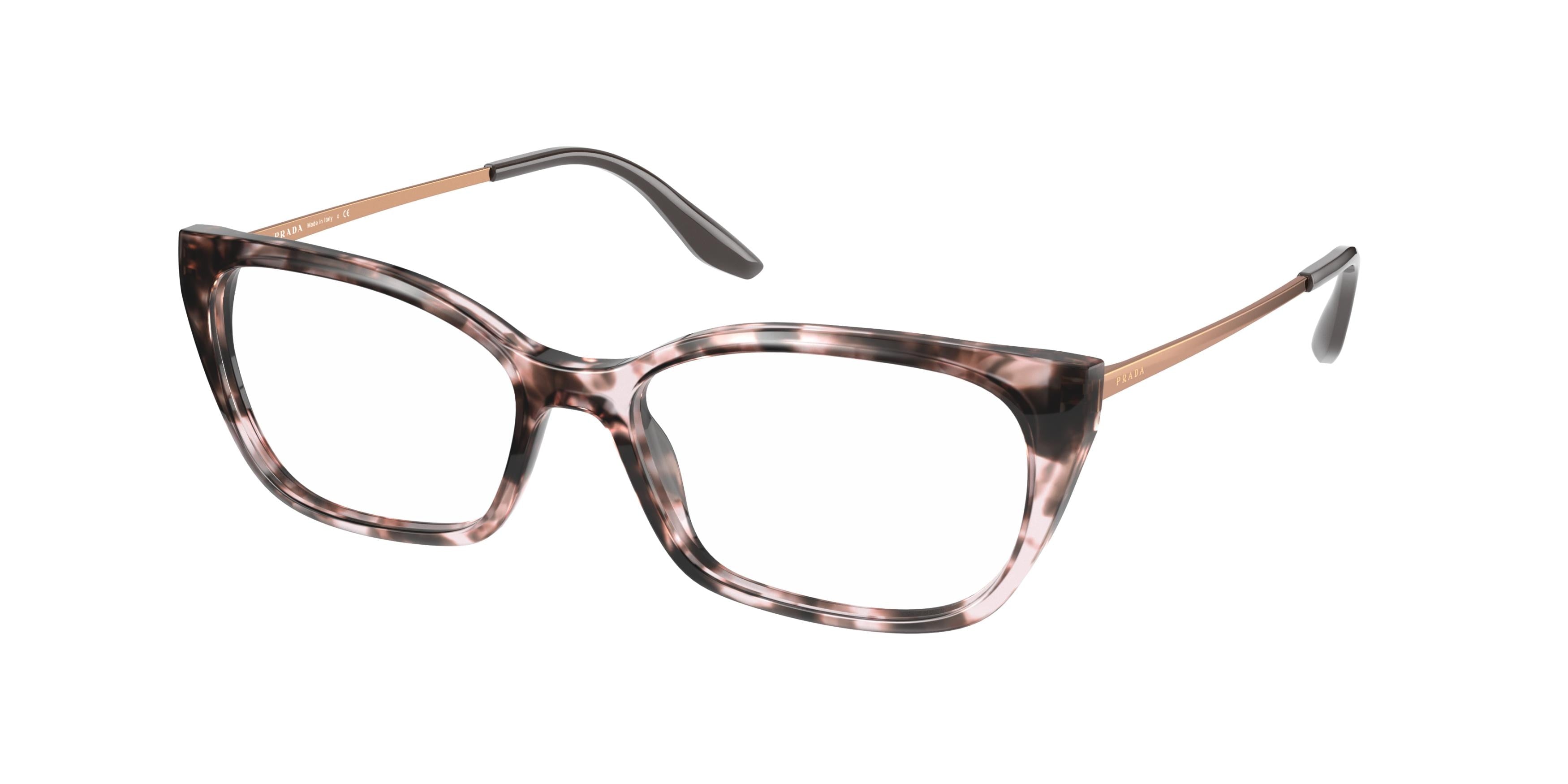 Prada PR14XV Cat Eye Eyeglasses  ROJ1O1-Orchid Tortoise 54-140-16 - Color Map Tortoise