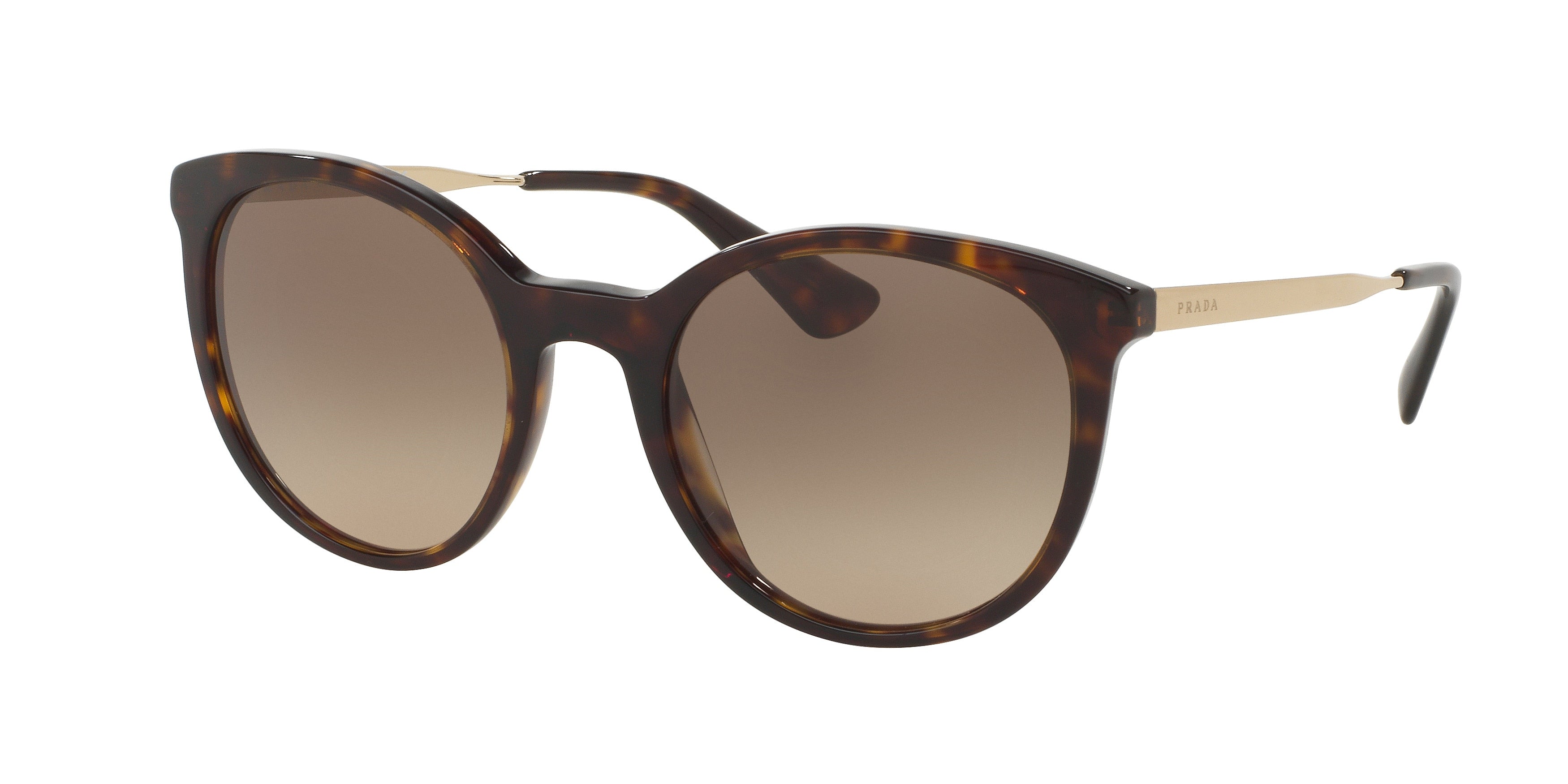 Prada CATWALK PR17SSF Phantos Sunglasses  2AU3D0-Havana 55-140-21 - Color Map Tortoise