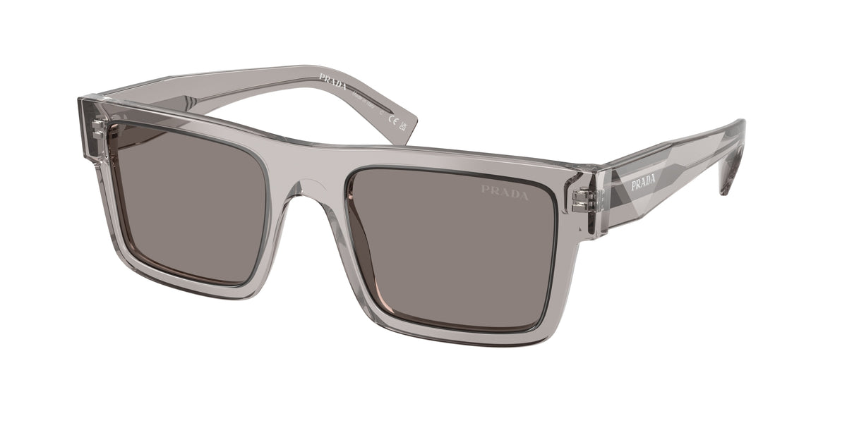 Prada PR19WS Rectangle Sunglasses for Men — Free Shipping - 52-145-21 / 10J80Q-Hematite