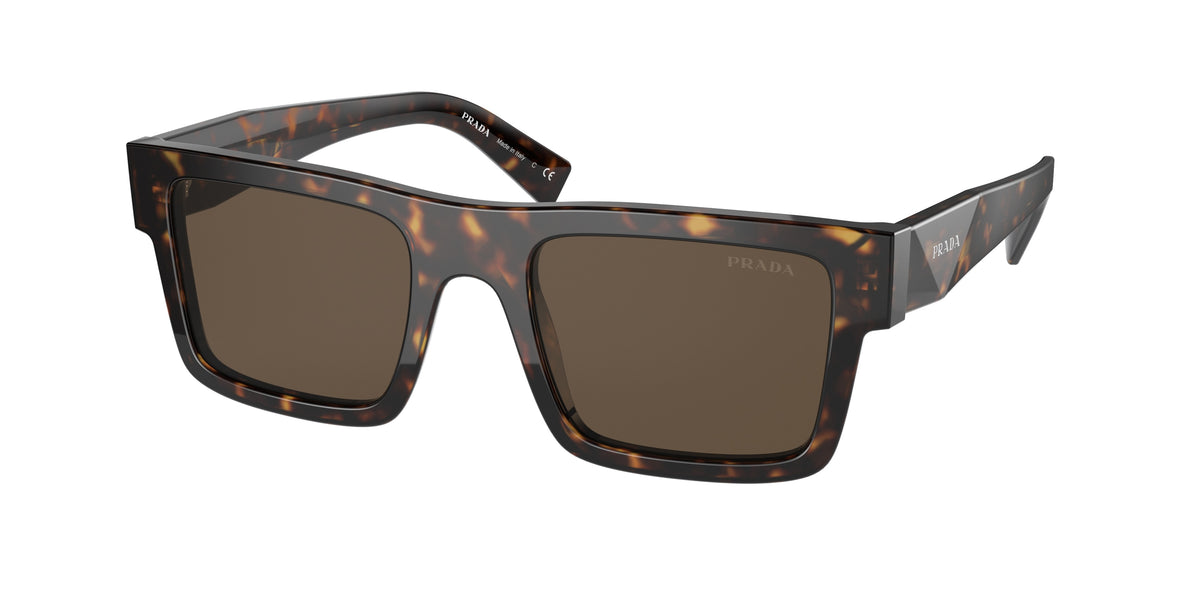 Prada PR19WS Rectangle Sunglasses  2AU8C1-Tortoise 52-145-21 - Color Map Tortoise