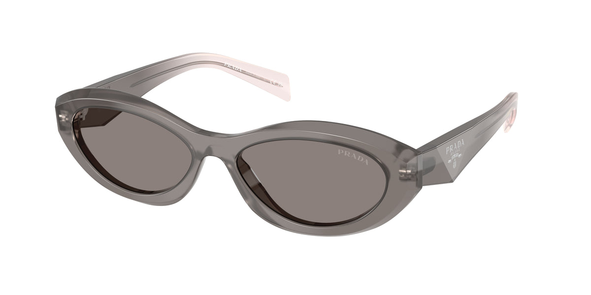 Prada PR26ZS Irregular Sunglasses for Women — Free Shipping - 55-145-16 / 20F80Q-Grey