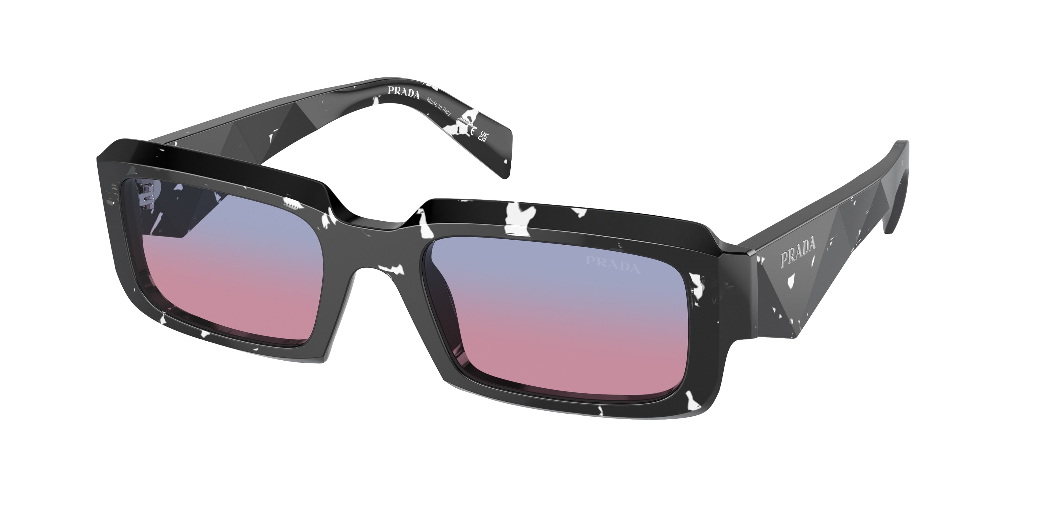Prada PR 27ZSF Irregular Sunglasses For Men