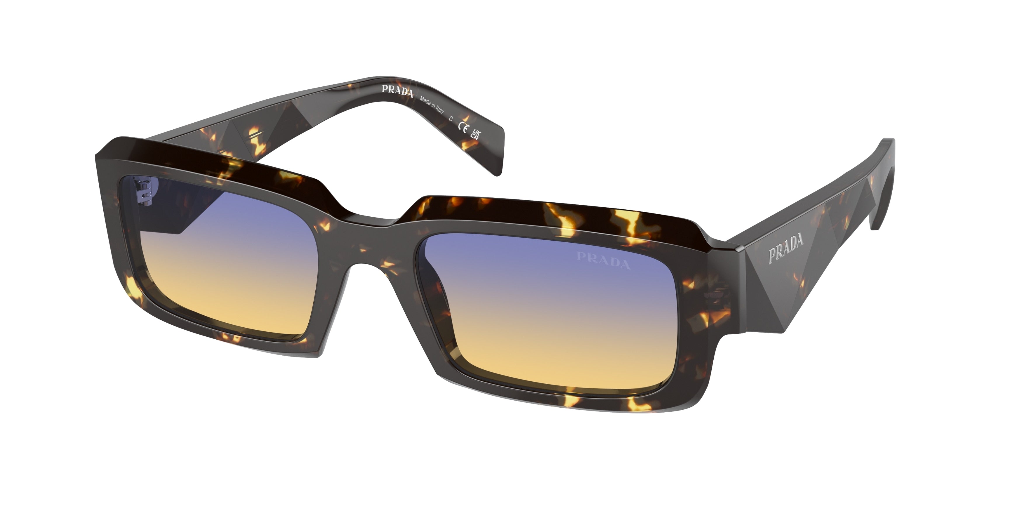 Prada PR 27ZSF Irregular Sunglasses For Men
