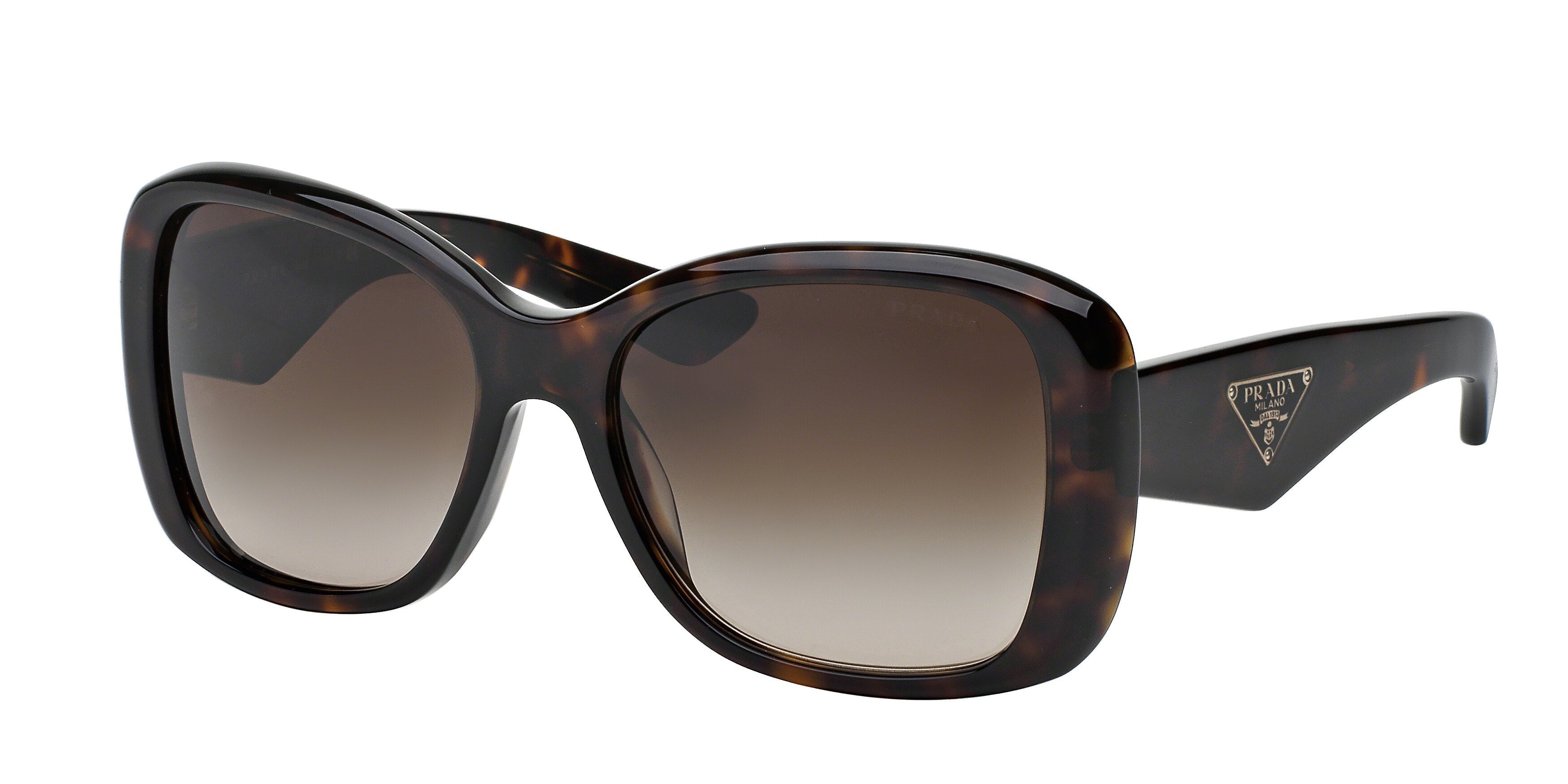 Prada HERITAGE PR32PS Square Sunglasses  2AU6S1-Havana 57-140-17 - Color Map Tortoise