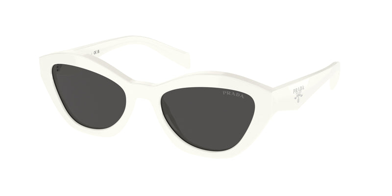 Prada PRA02S Butterfly Sunglasses  17K08Z-White 52-140-19 - Color Map White