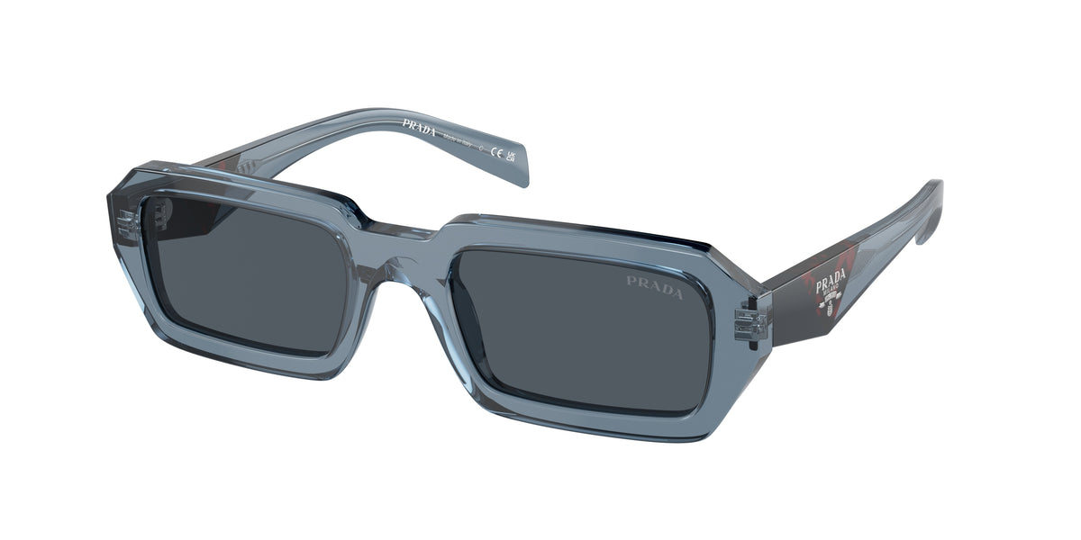 Brand new with no ticket,Prada sunglasses polarized PRADA PR A07S 1AB5S0 Black Silver Logo Dark Grey Lens  main image 4
