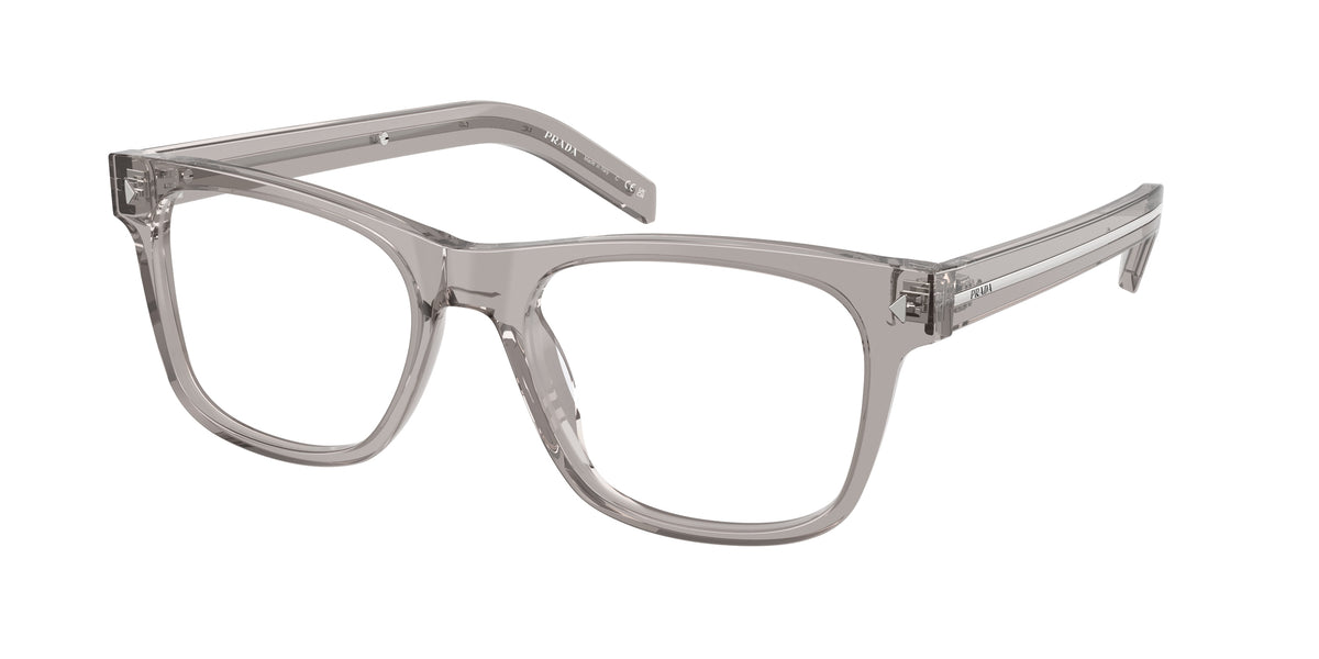 Prada PRA13V Pillow Eyeglasses for Men — Free Shipping - 52-145-19 / 10J1O1-Hematite