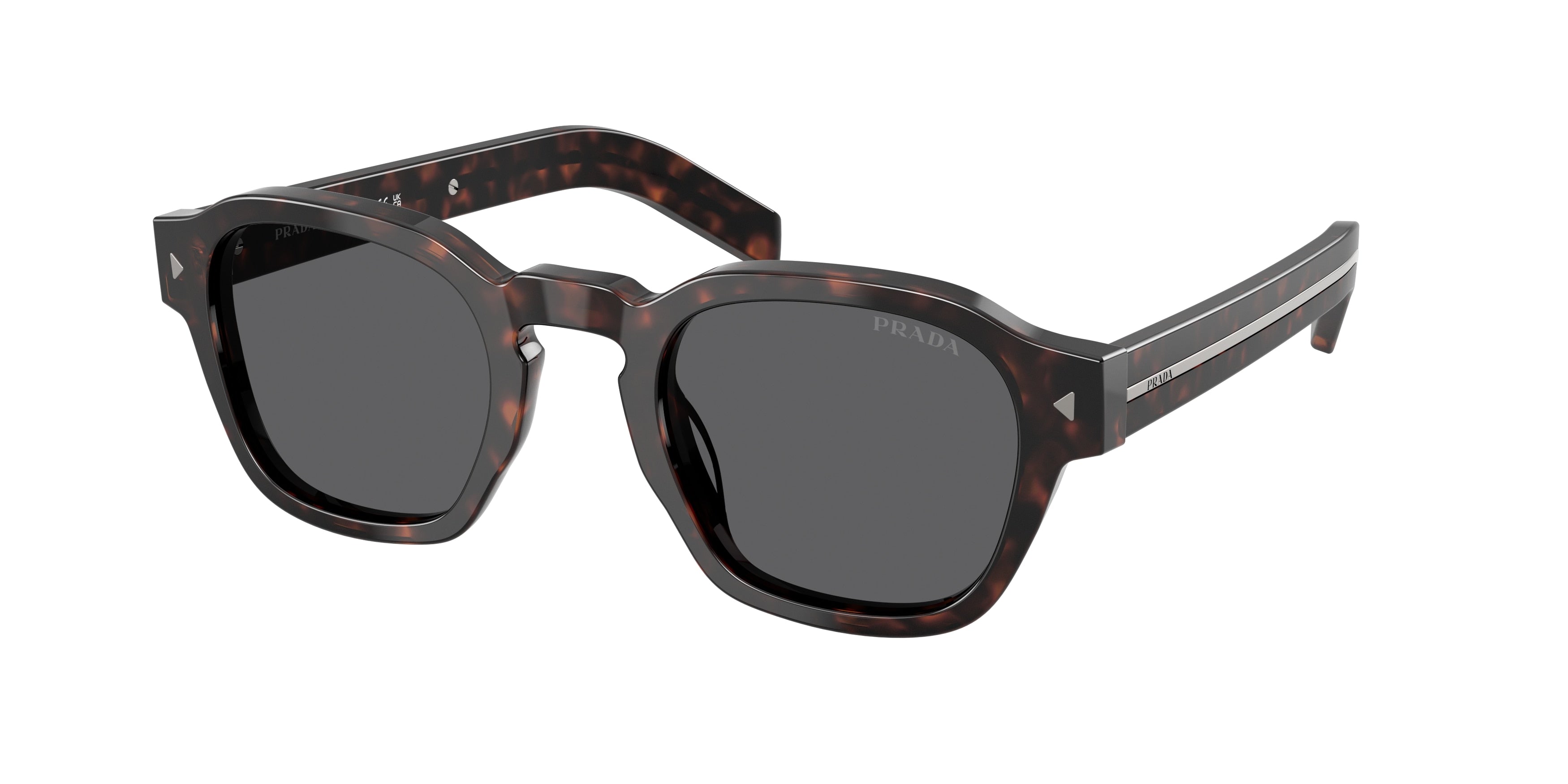 Prada PRA16SF Phantos Sunglasses  17N731-Root Tortoise 53-150-21 - Color Map Tortoise