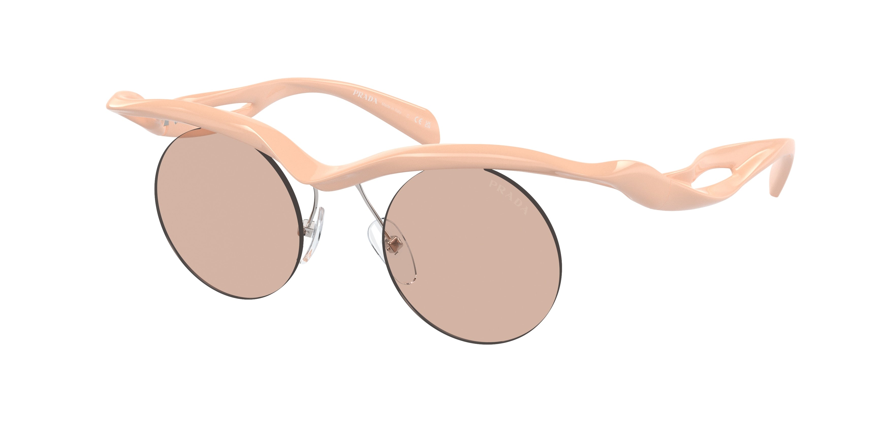 Prada PR A18S Round Sunglasses For Men