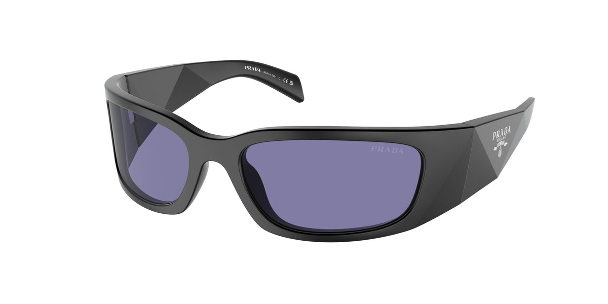 Prada PRA19S Butterfly Sunglasses  1BO40G-Matte Black 60-120-18 - Color Map Black