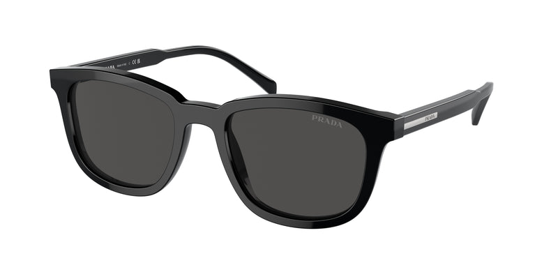 Prada PRA21S Pillow Sunglasses  16K08Z-Black 53-145-20 - Color Map Black